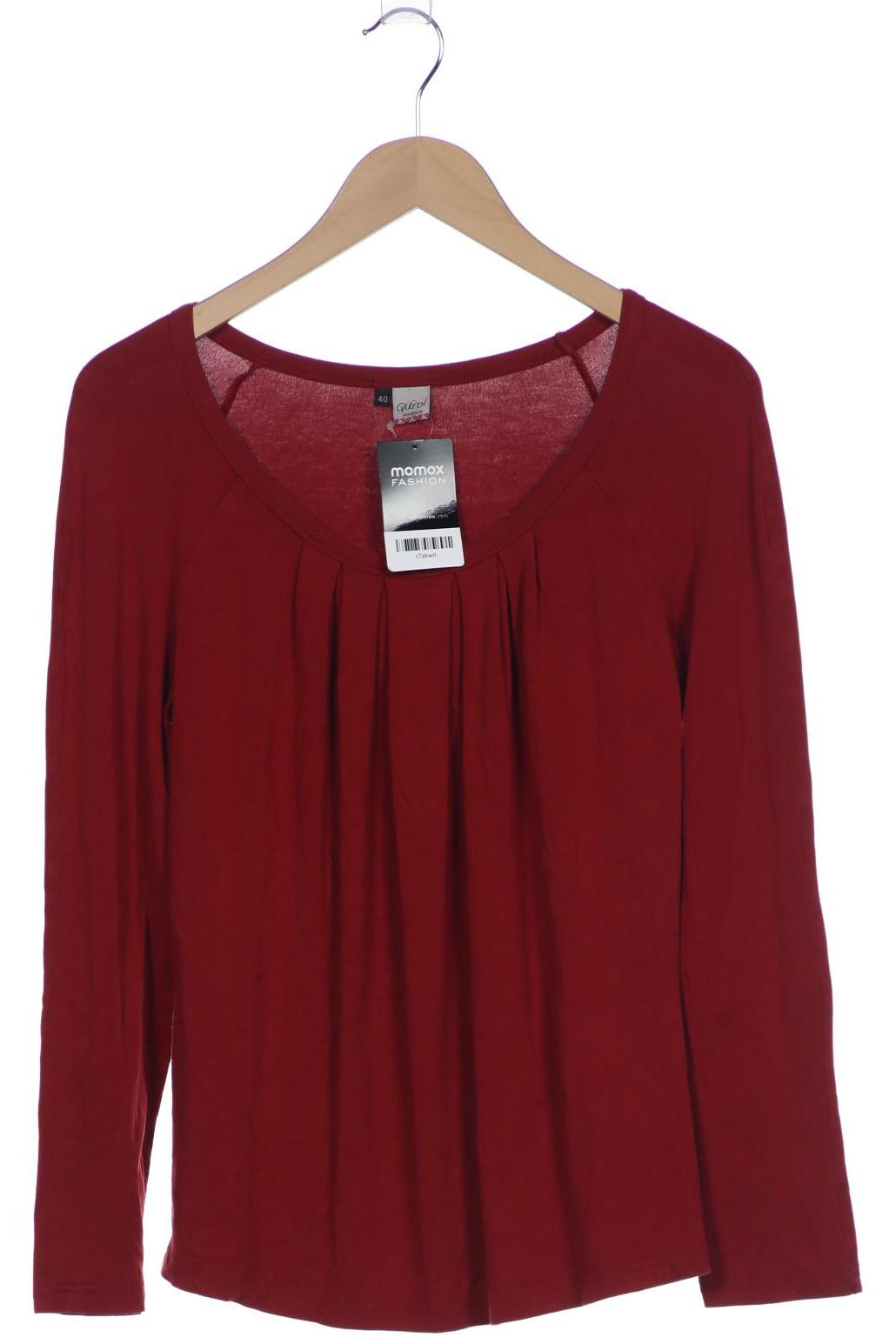 

Qiero Damen Langarmshirt, bordeaux, Gr. 40