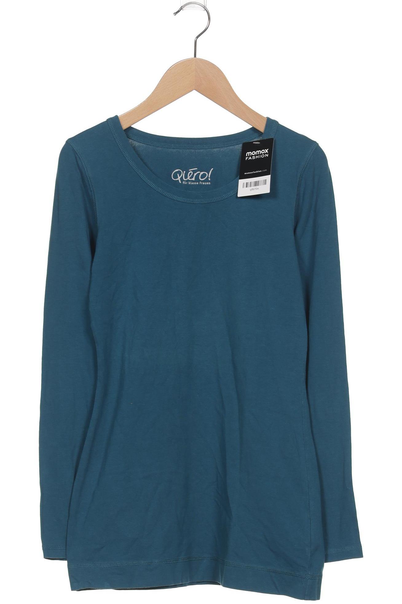 

Qiero Damen Langarmshirt, blau, Gr. 34