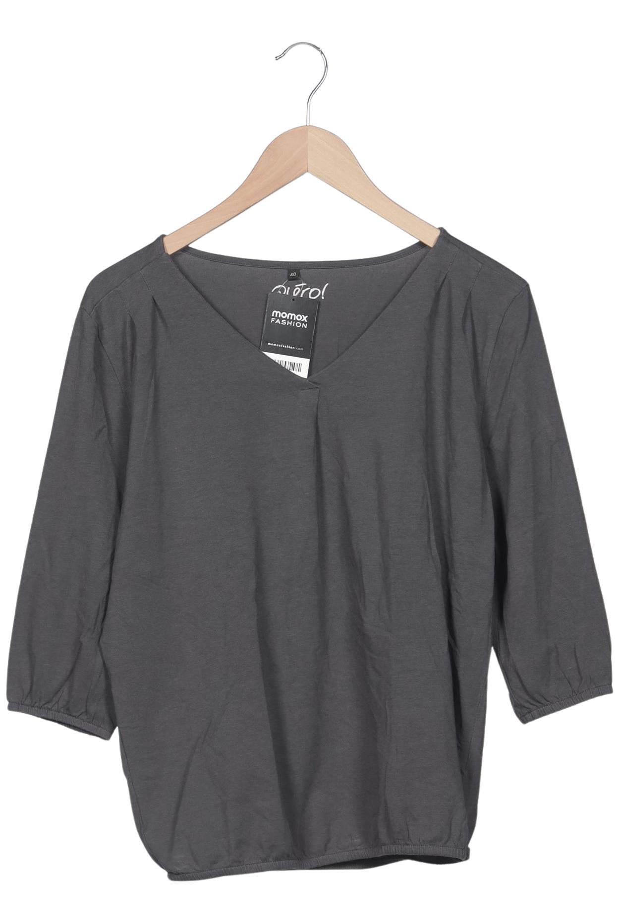 

Qiero Damen Langarmshirt, grau, Gr. 40