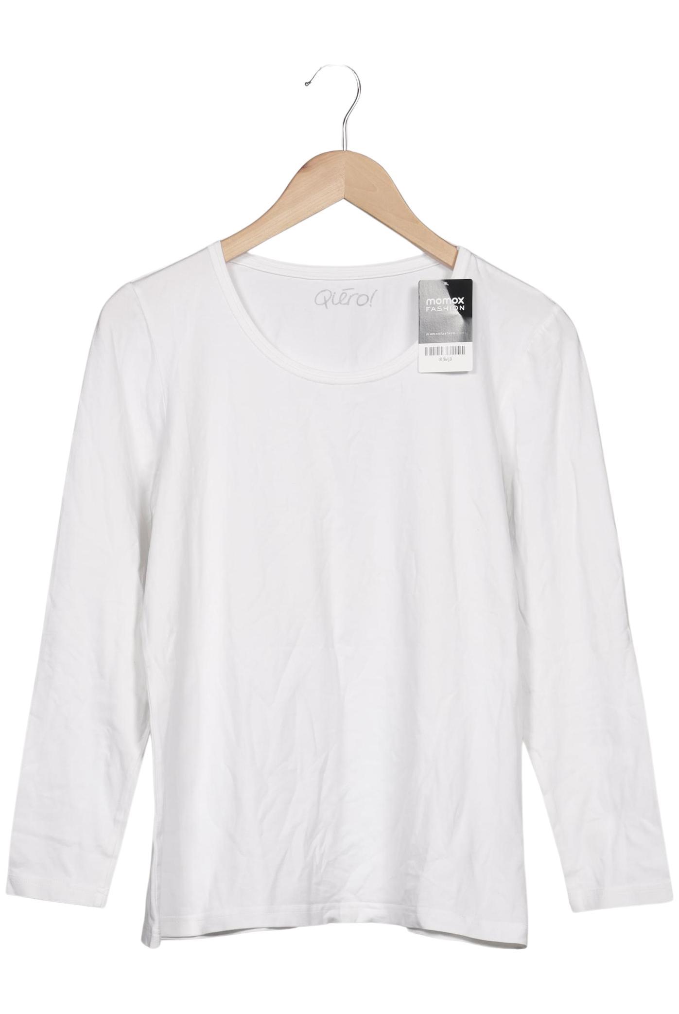 

Qiero Damen Langarmshirt, weiß, Gr. 40
