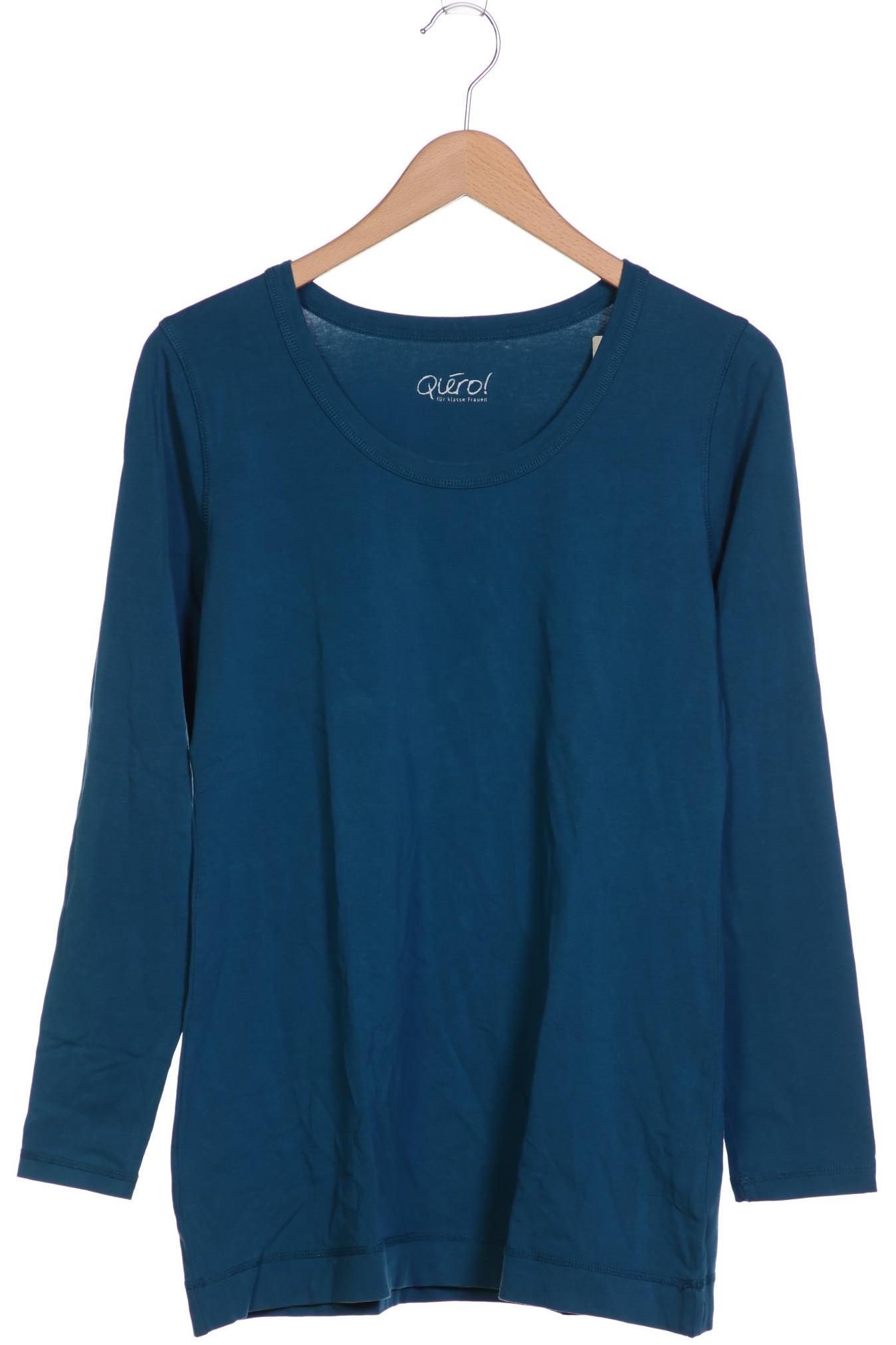 

Qiero Damen Langarmshirt, blau, Gr. 42