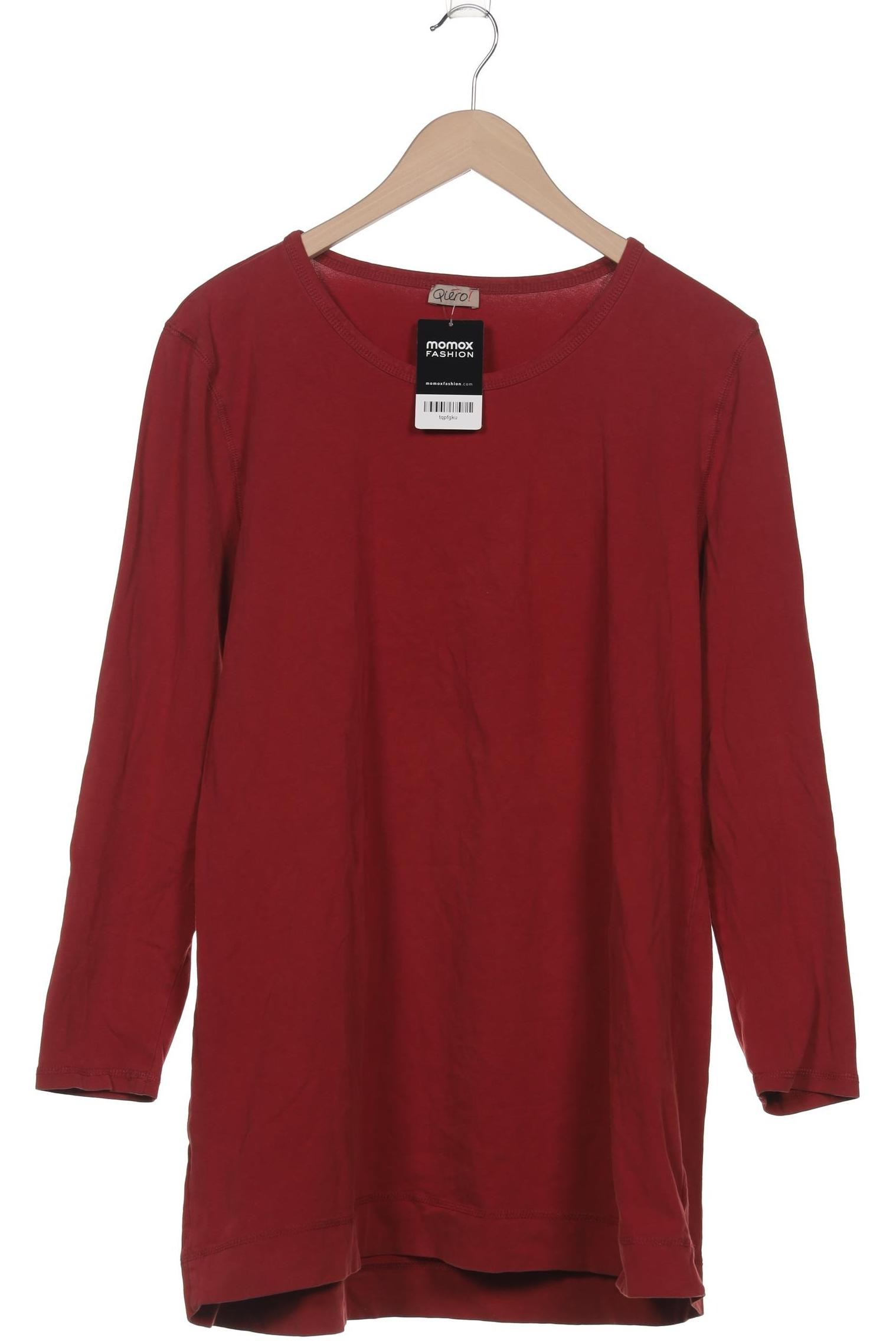 

Qiero Damen Langarmshirt, bordeaux, Gr. 50