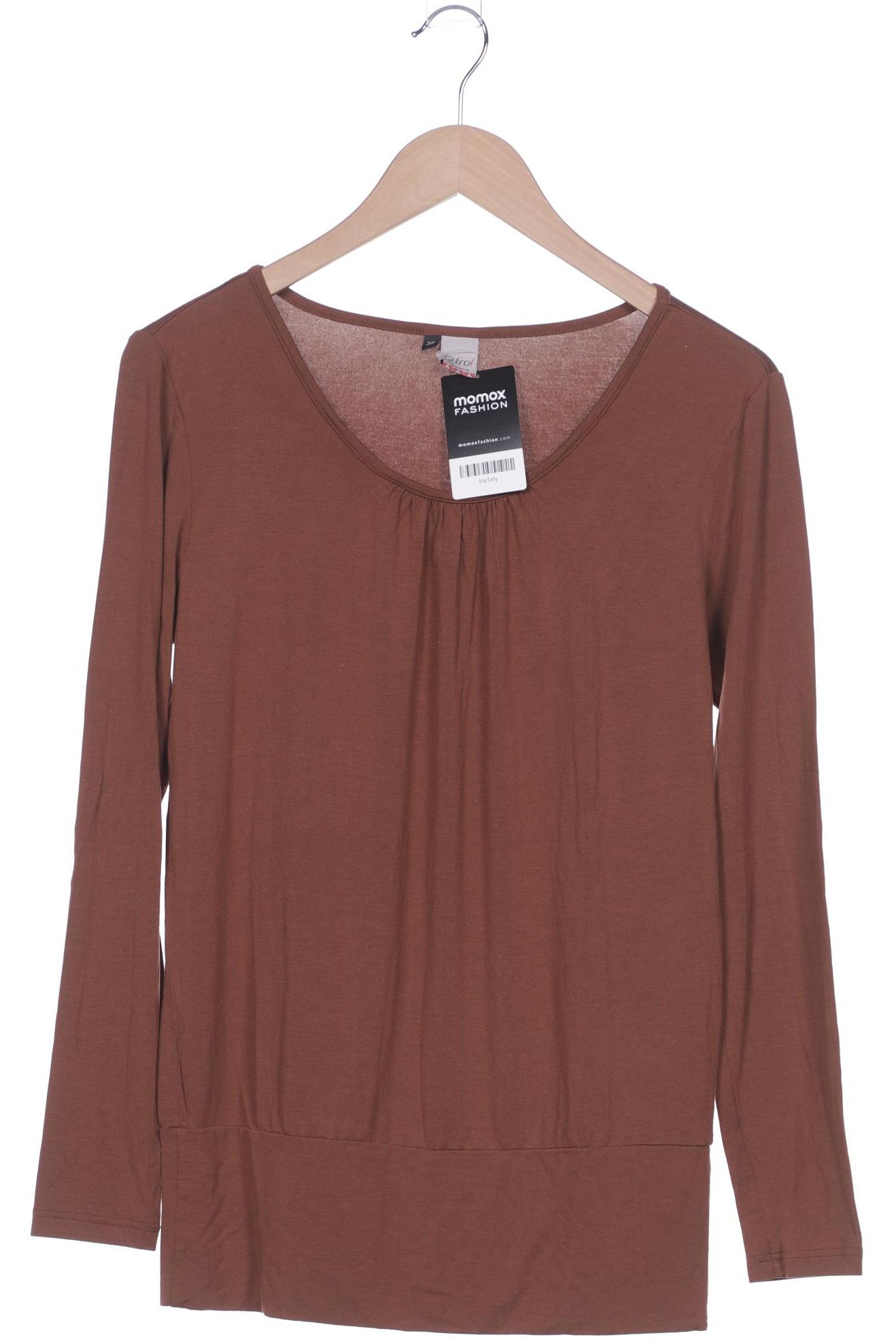 

Qiero Damen Langarmshirt, braun, Gr. 38