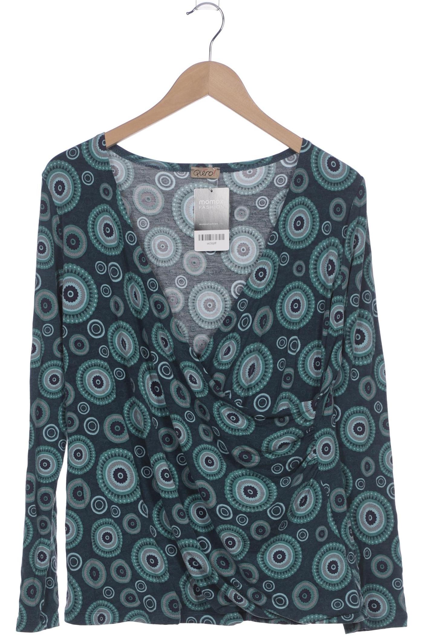 

Qiero Damen Langarmshirt, türkis, Gr. 46