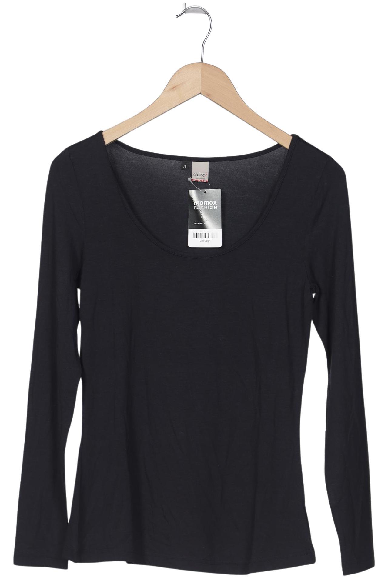 

Qiero Damen Langarmshirt, schwarz, Gr. 38