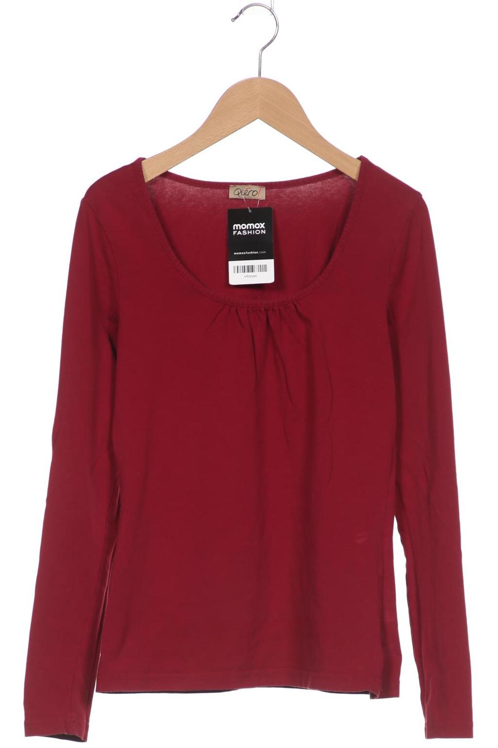 

Qiero Damen Langarmshirt, bordeaux, Gr. 34