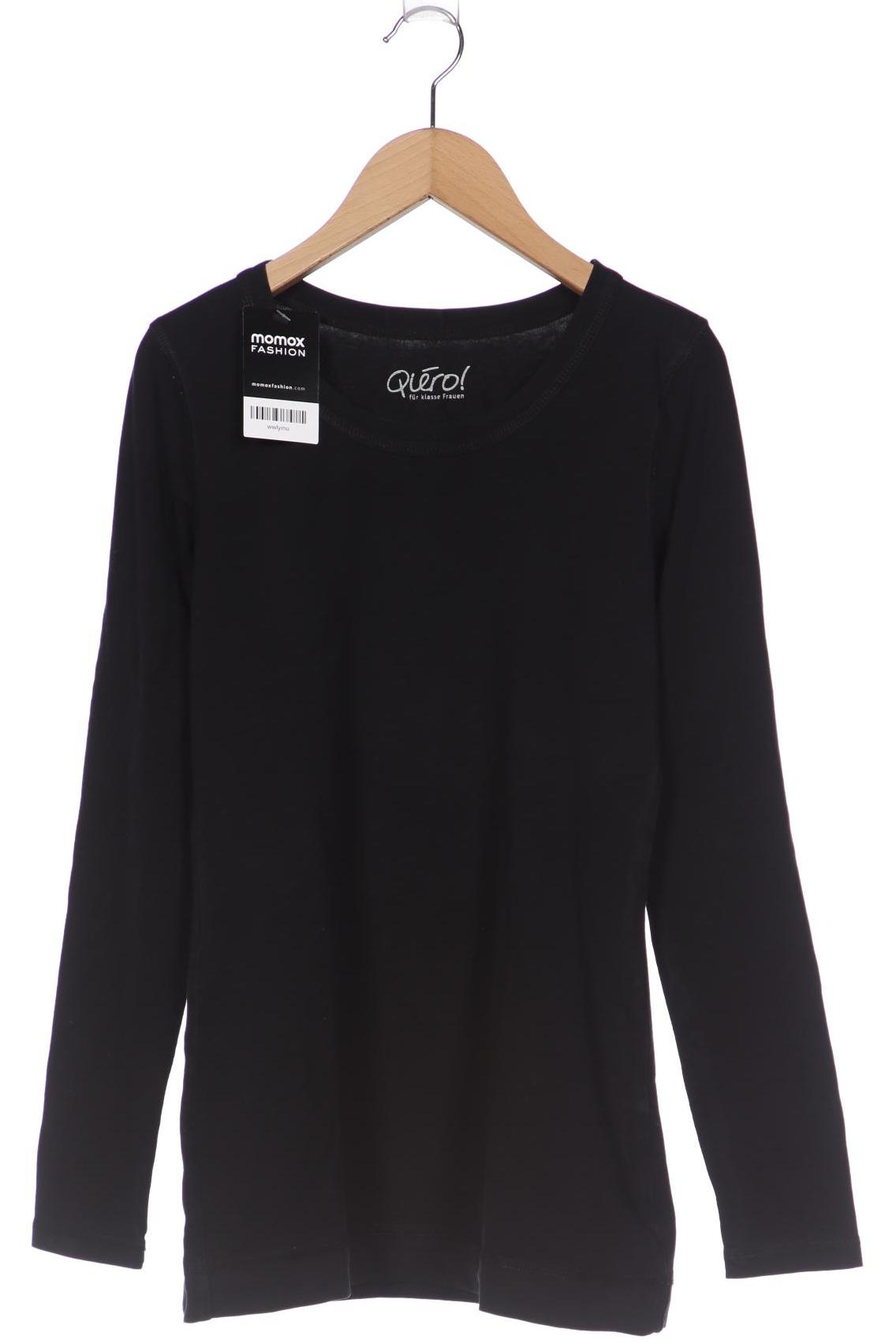 

Qiero Damen Langarmshirt, schwarz, Gr. 36