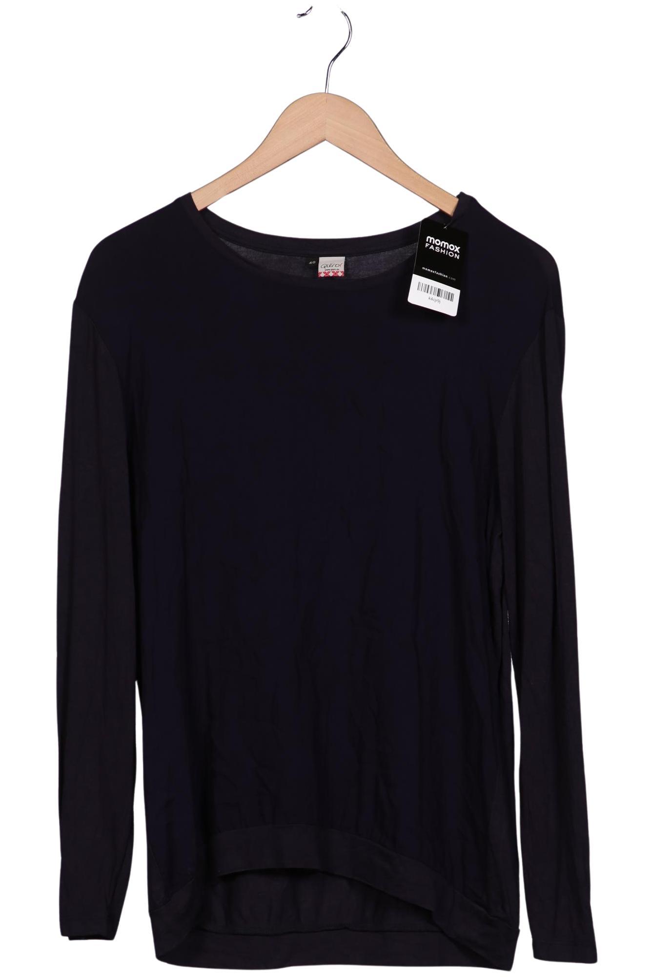 

Qiero Damen Langarmshirt, marineblau, Gr. 40