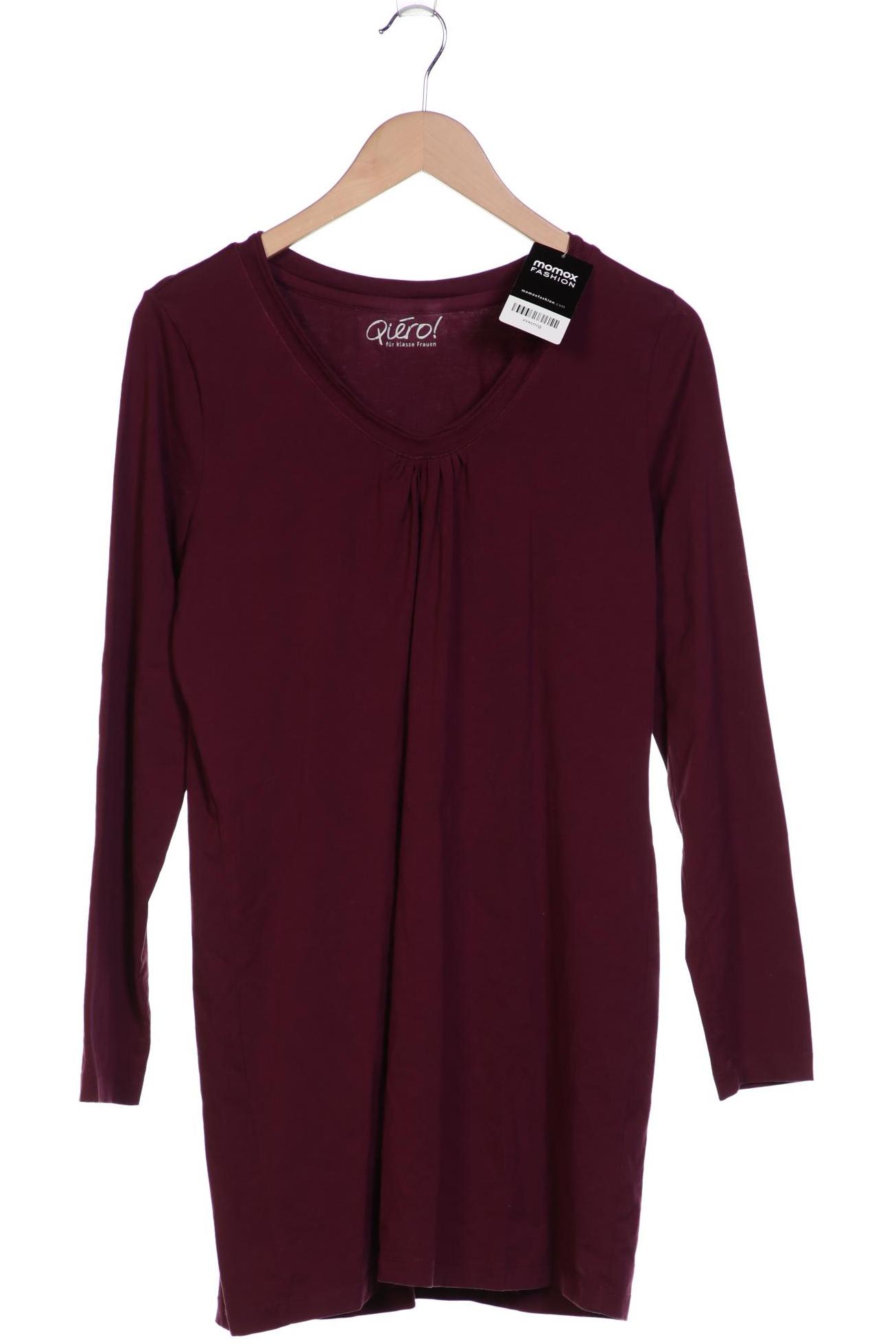 

Qiero Damen Langarmshirt, bordeaux, Gr. 44