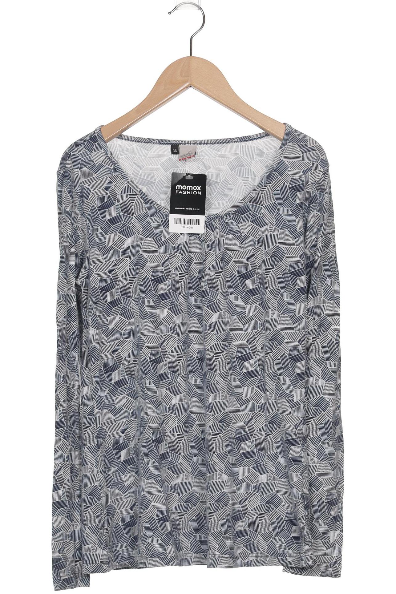 

Qiero Damen Langarmshirt, blau, Gr. 36