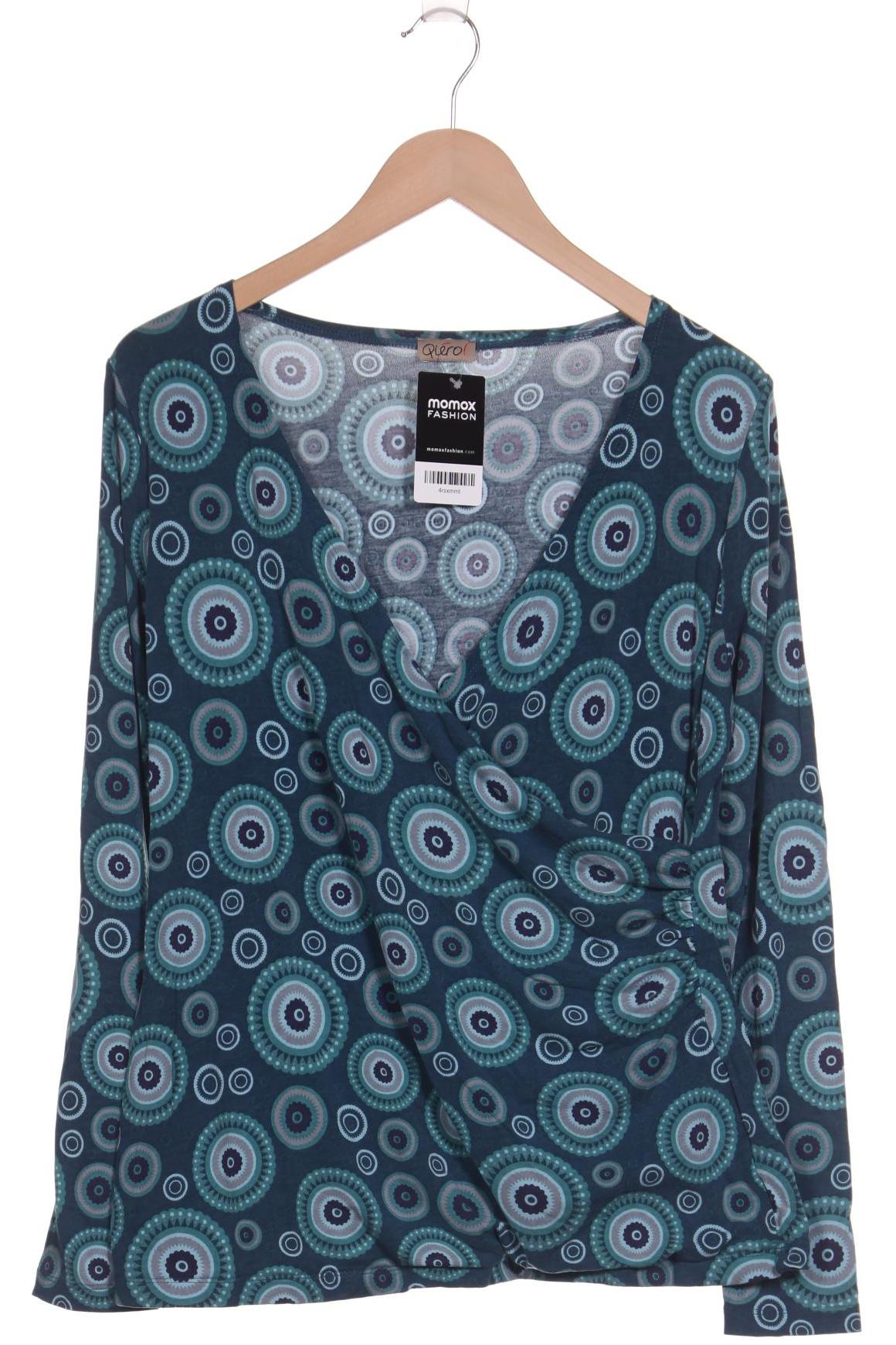 

Qiero Damen Langarmshirt, türkis, Gr. 42