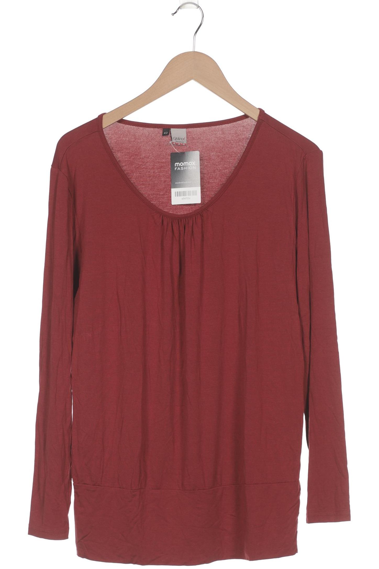 

Qiero Damen Langarmshirt, bordeaux, Gr. 42