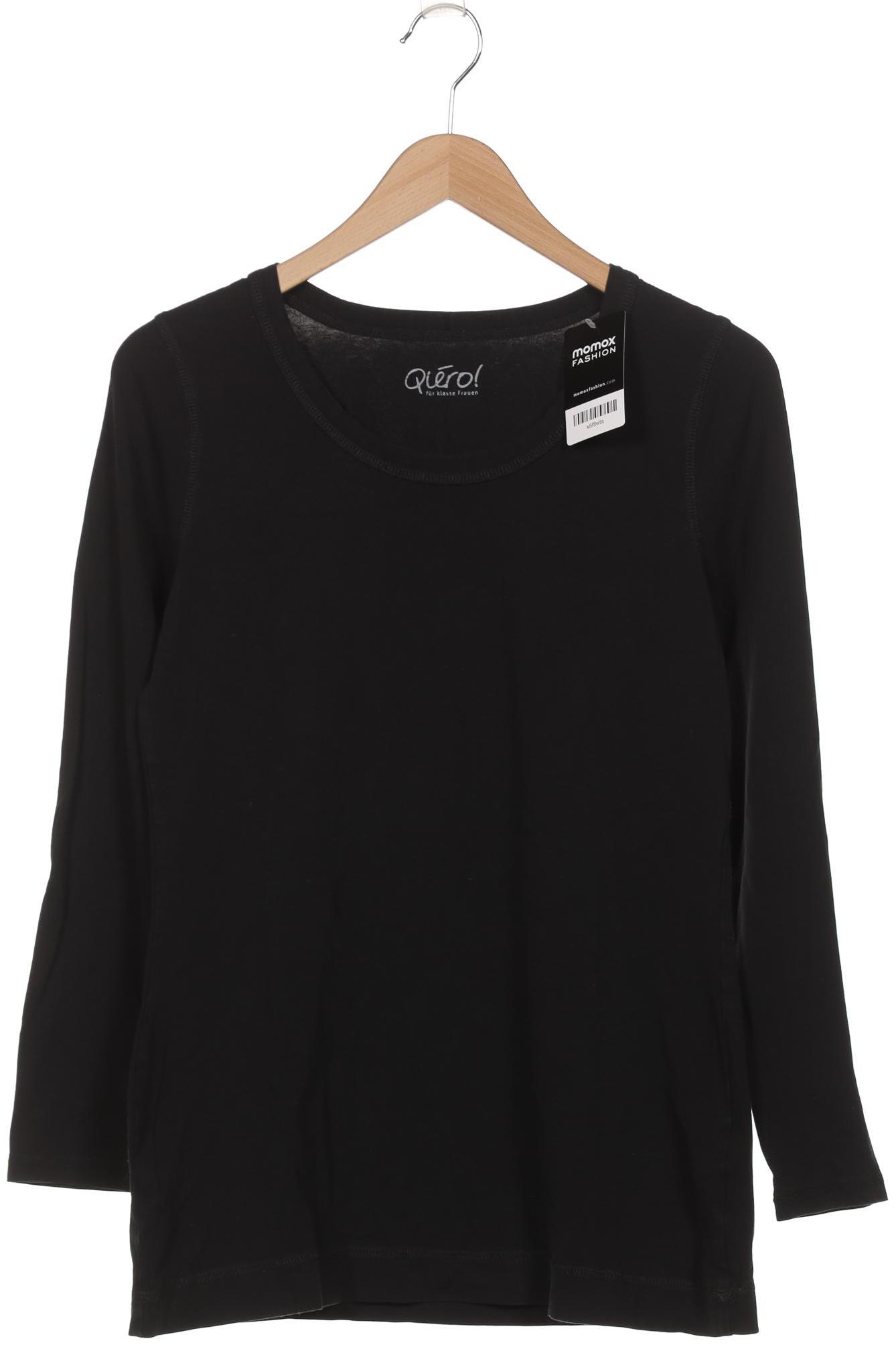 

Qiero Damen Langarmshirt, schwarz, Gr. 42