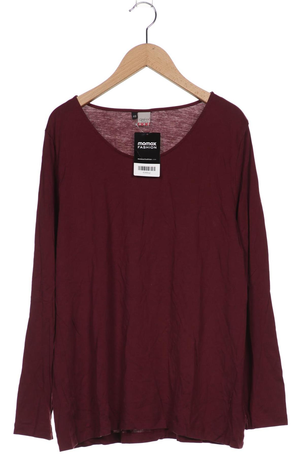 

Qiero Damen Langarmshirt, bordeaux, Gr. 46