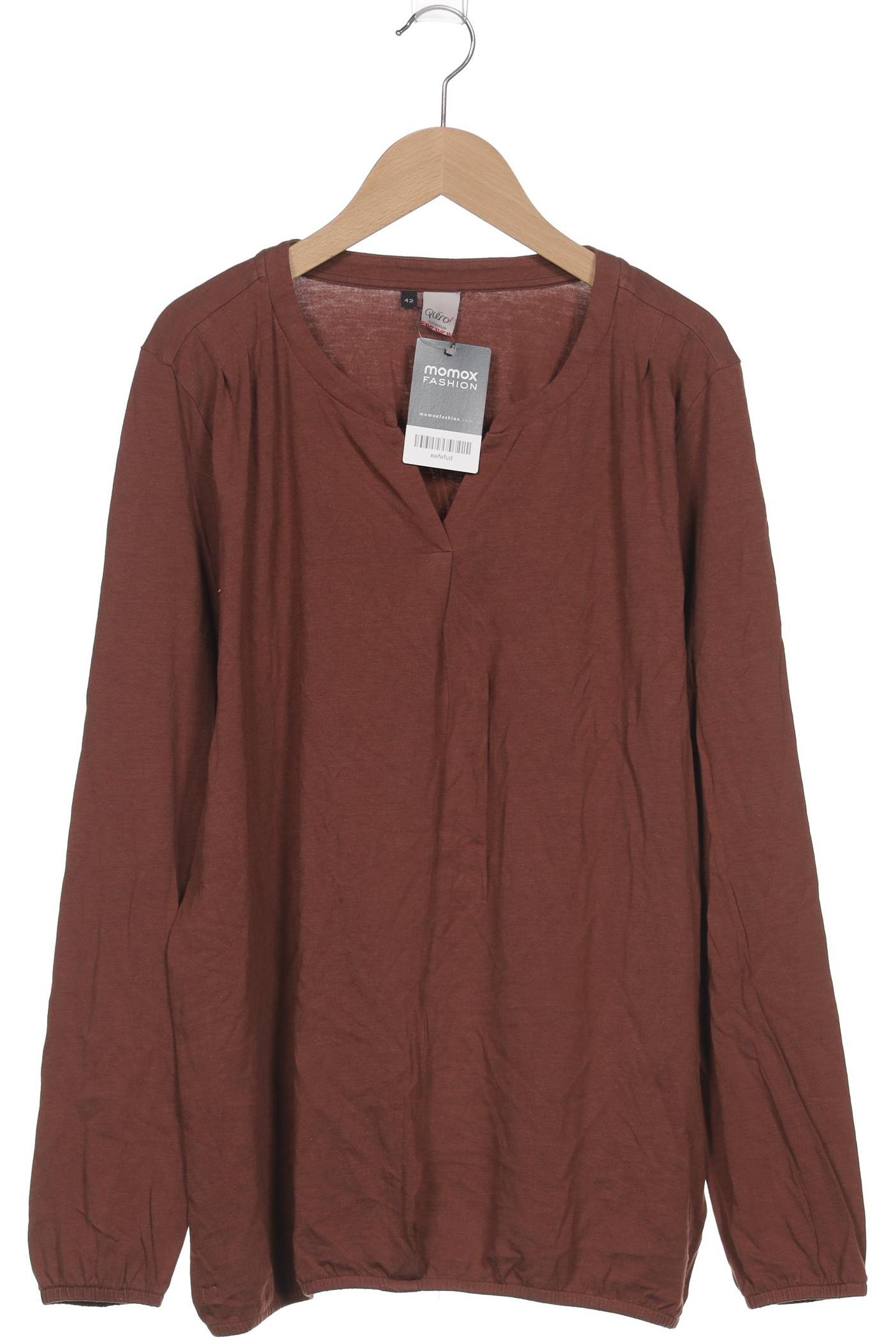 

Qiero Damen Langarmshirt, braun, Gr. 42