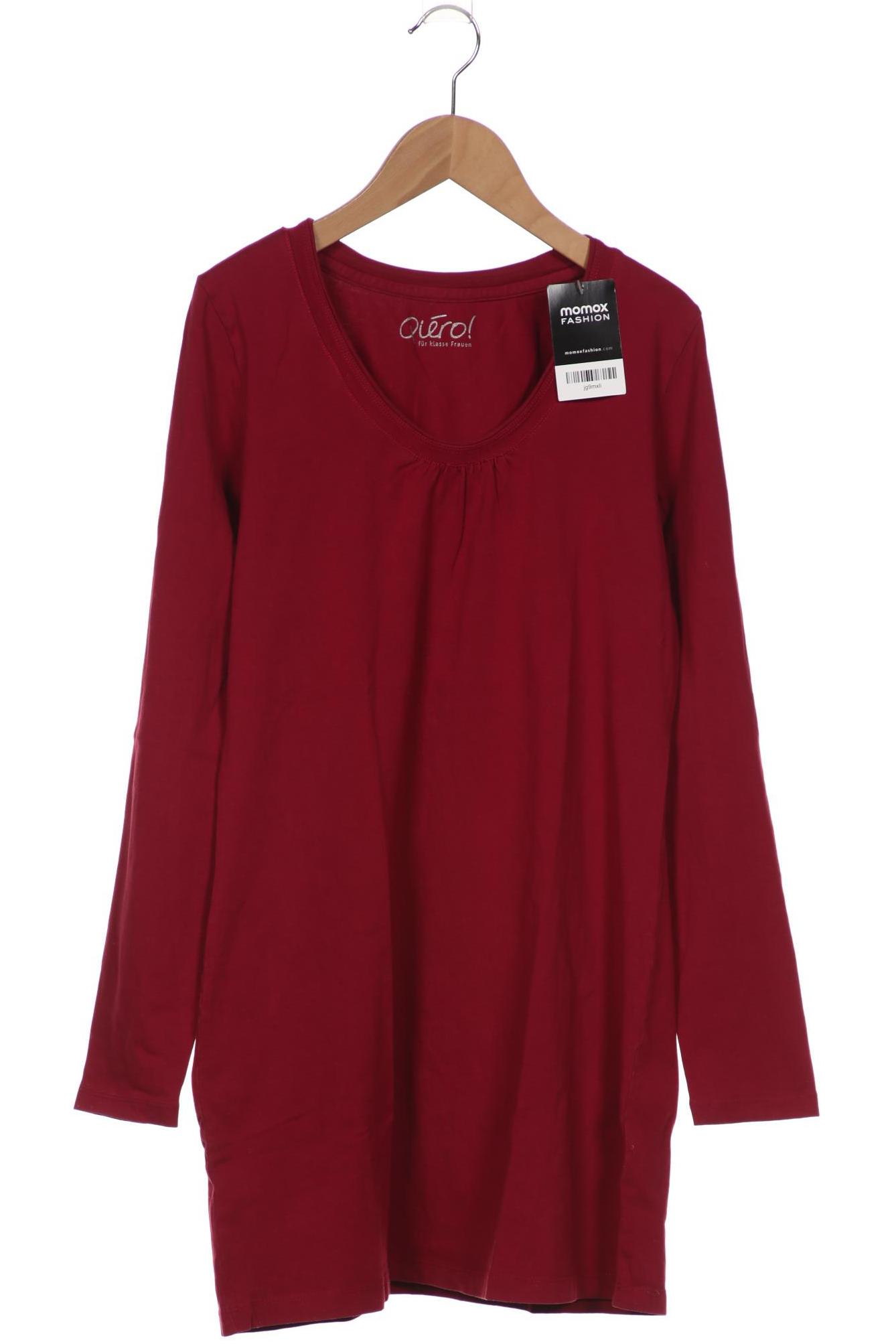 

Qiero Damen Langarmshirt, bordeaux, Gr. 42