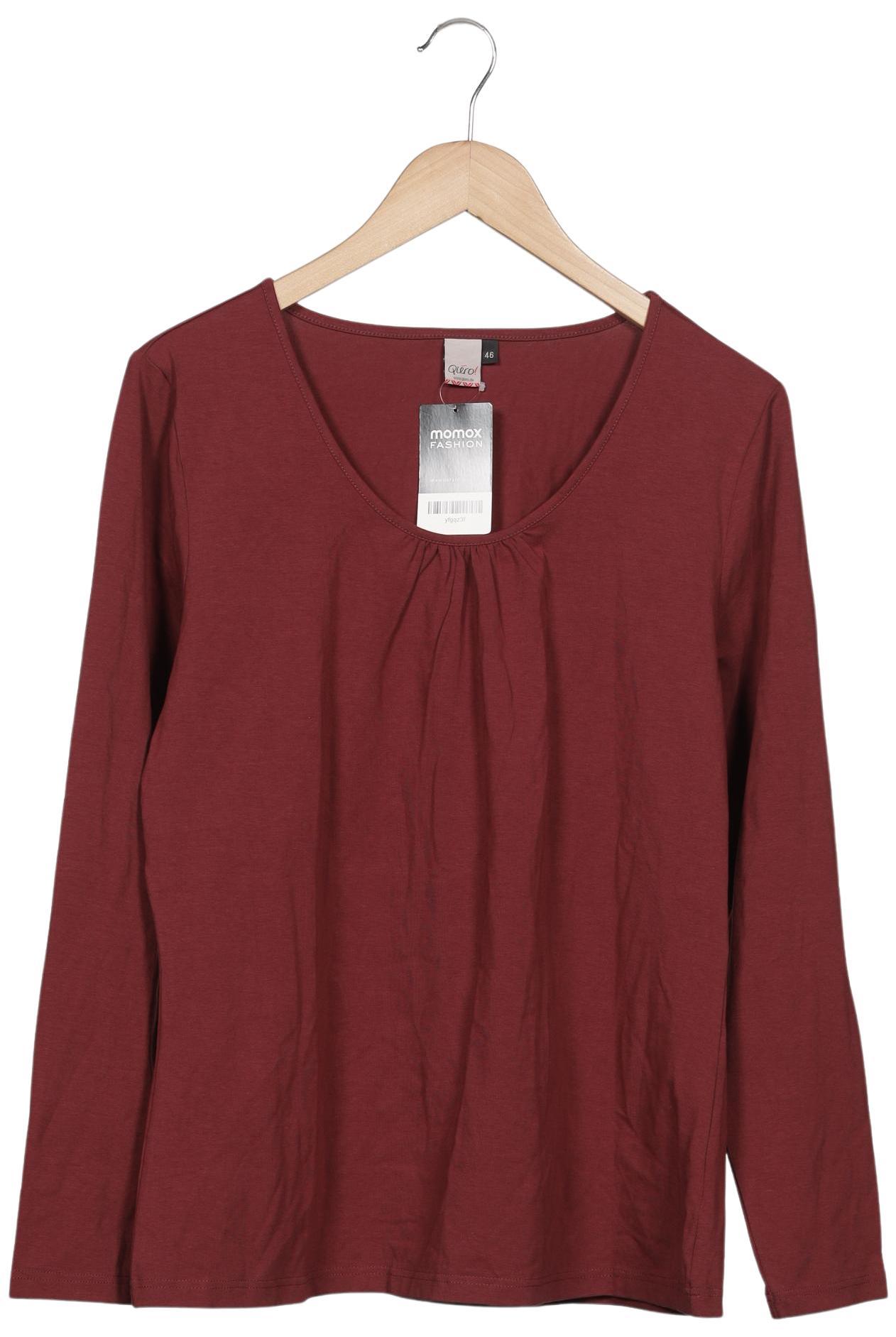 

Qiero Damen Langarmshirt, bordeaux, Gr. 46