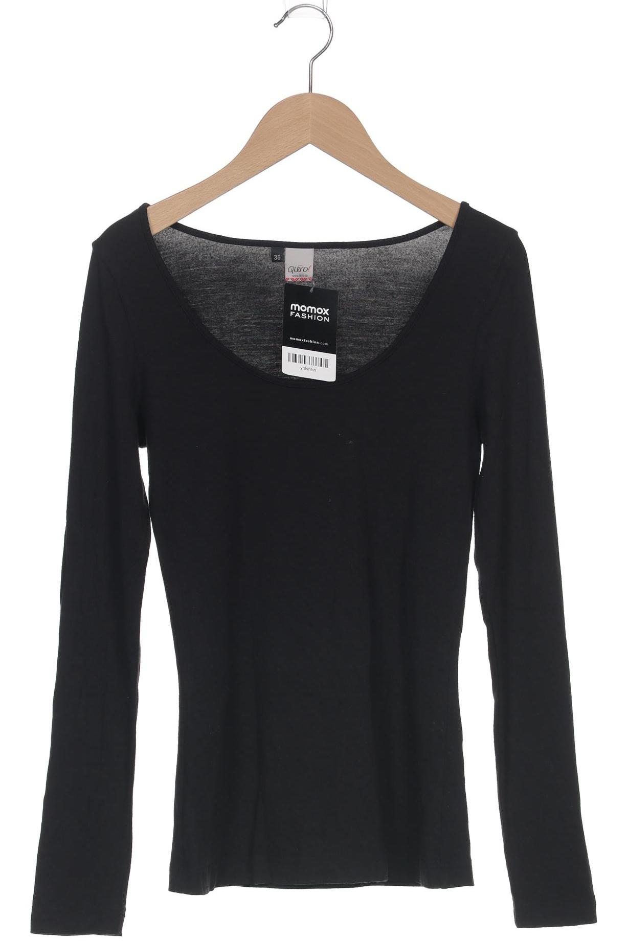 

Qiero Damen Langarmshirt, schwarz, Gr. 36