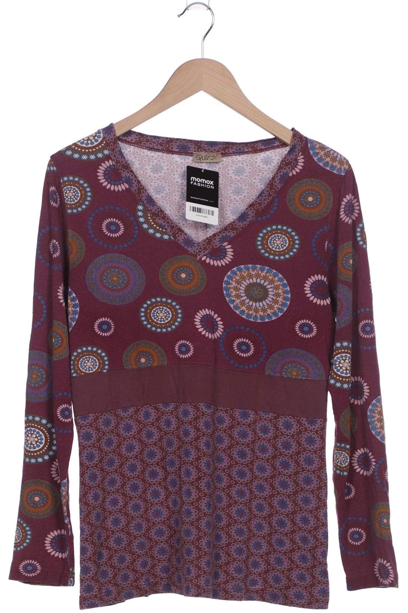 

Qiero Damen Langarmshirt, bordeaux, Gr. 44