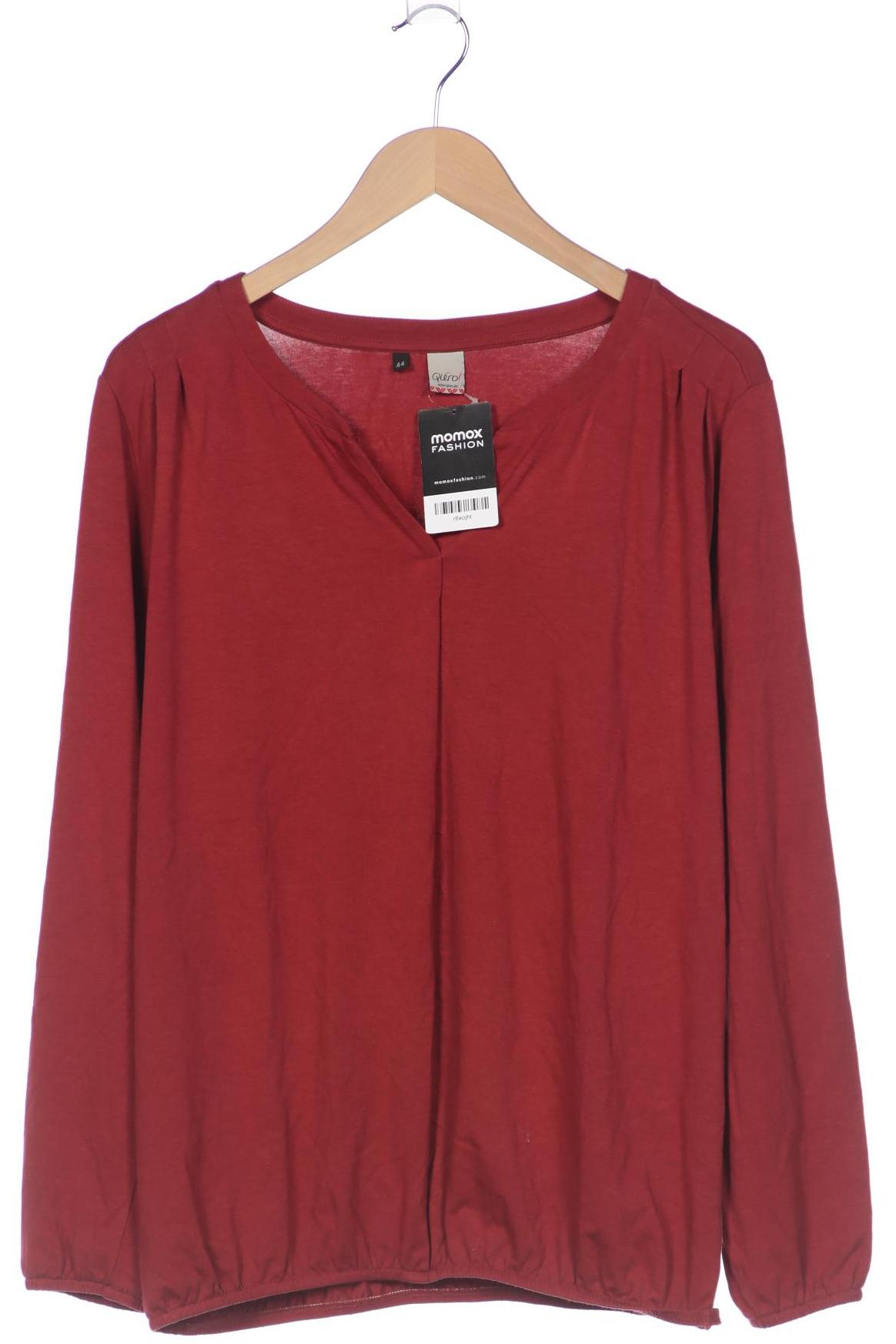 

Qiero Damen Langarmshirt, bordeaux, Gr. 44