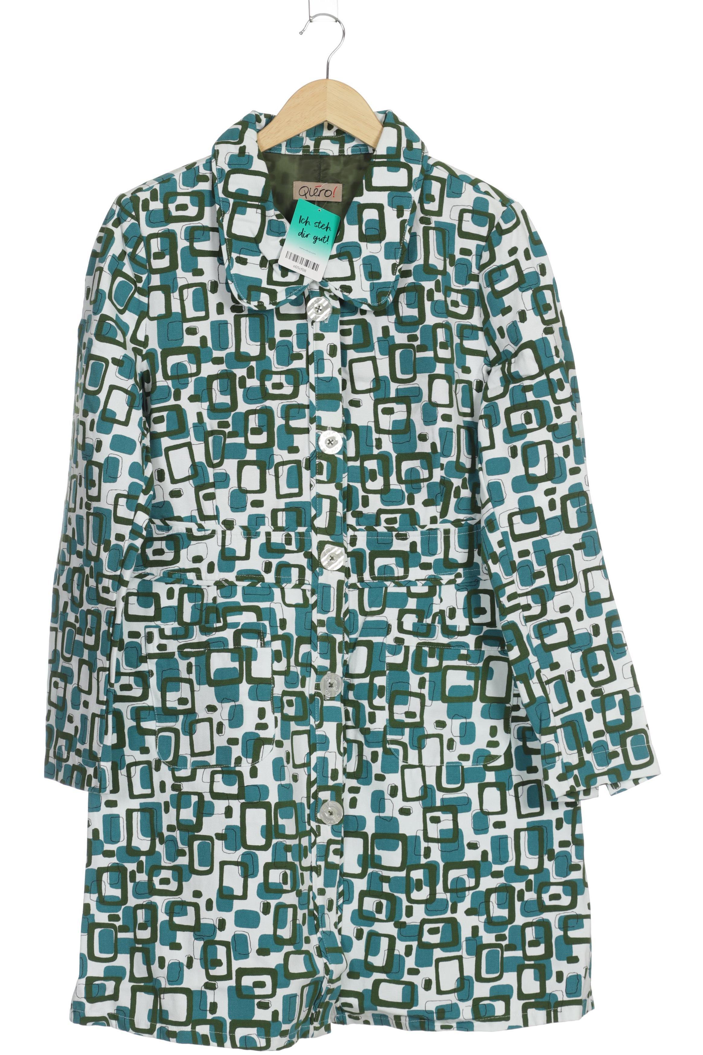 

Qiero Damen Mantel, türkis, Gr. 42