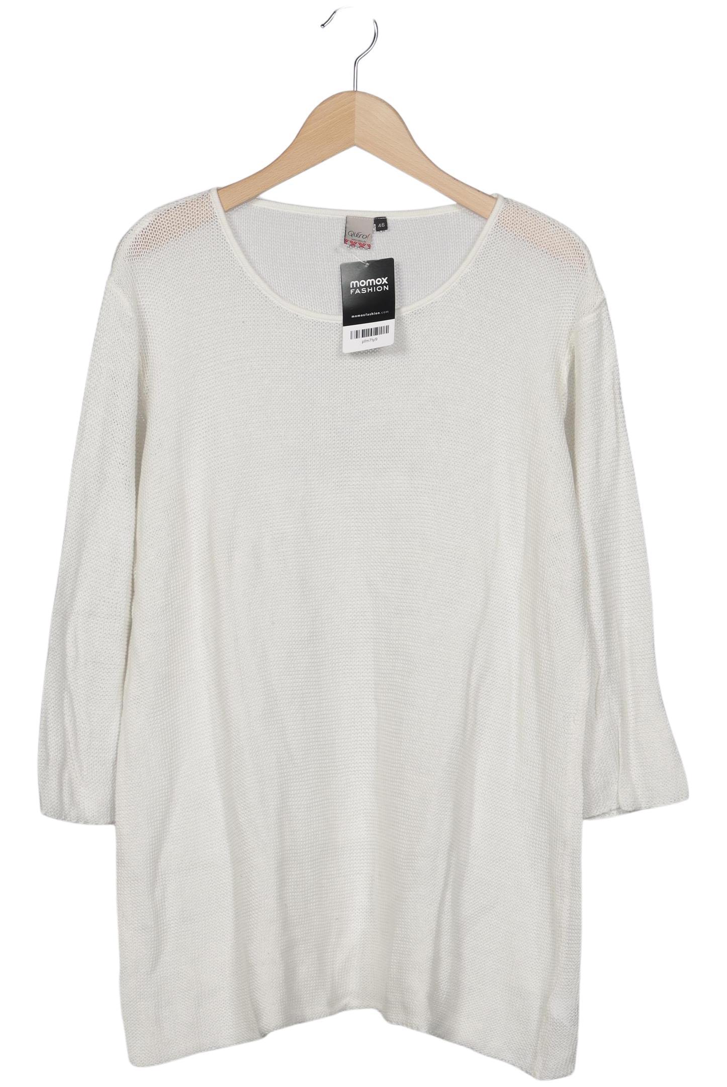 

Qiero Damen Pullover, weiß, Gr. 46