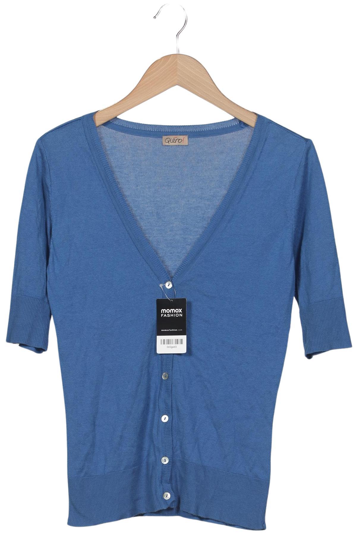 

Qiero Damen Strickjacke, blau, Gr. 36