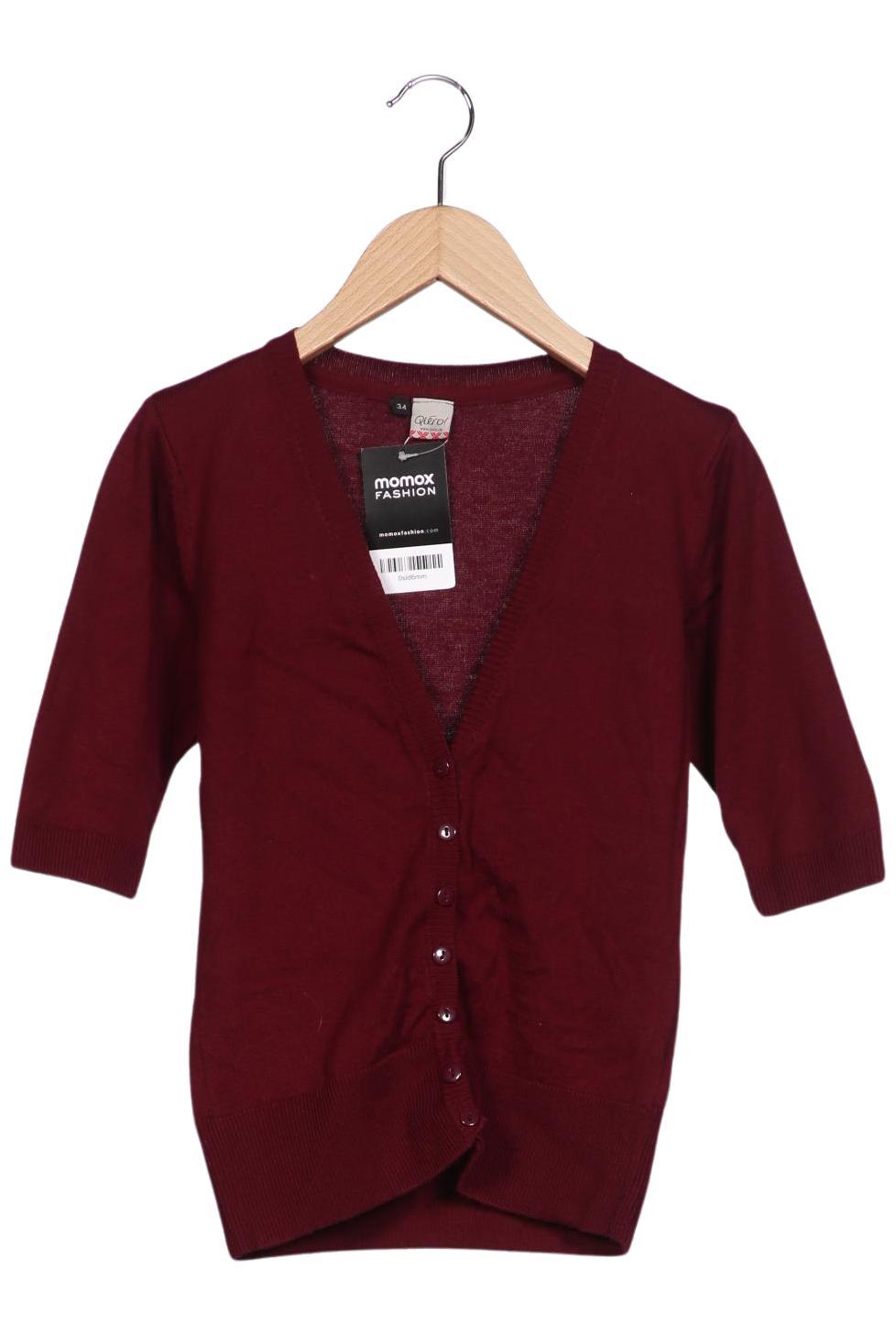 

Qiero Damen Strickjacke, bordeaux, Gr. 34