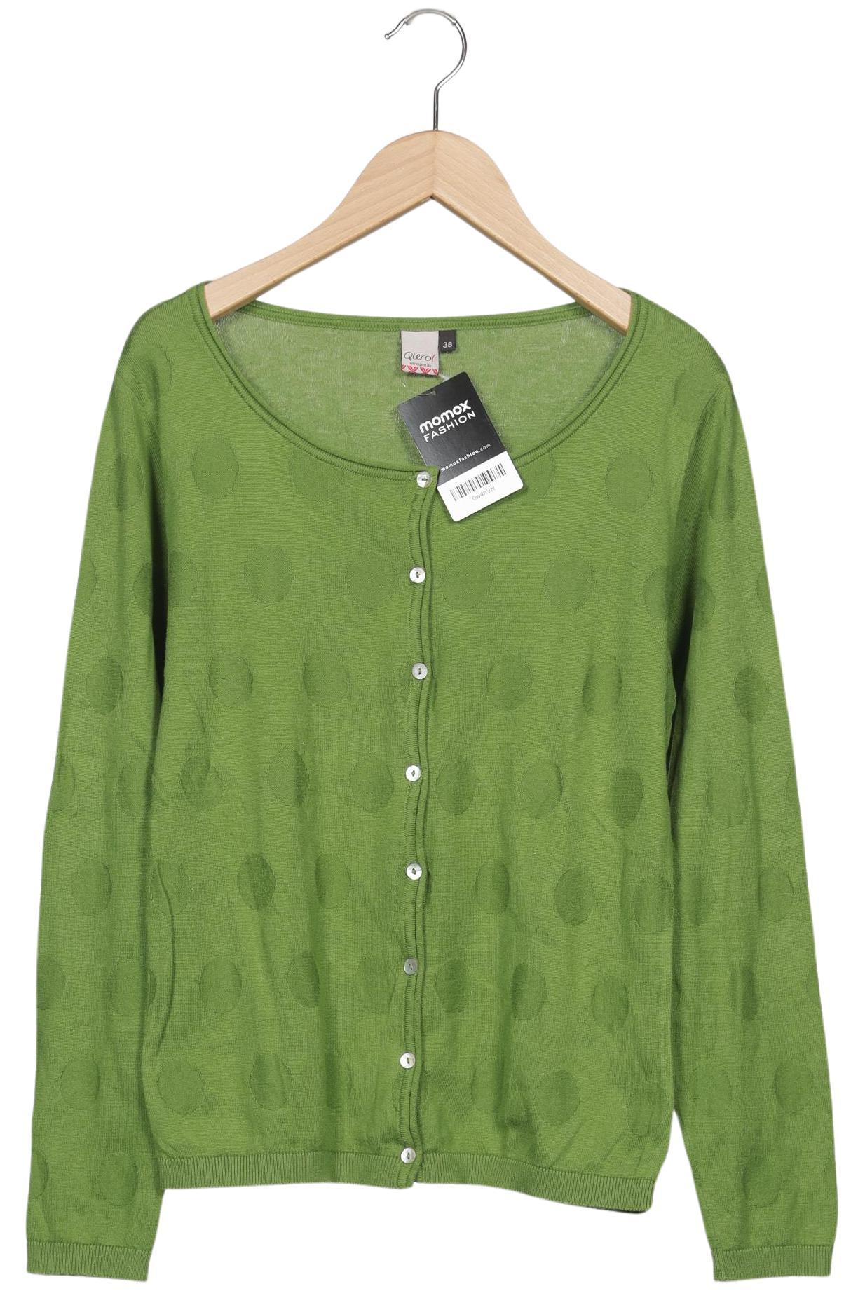 

Qiero Damen Strickjacke, grün, Gr. 38