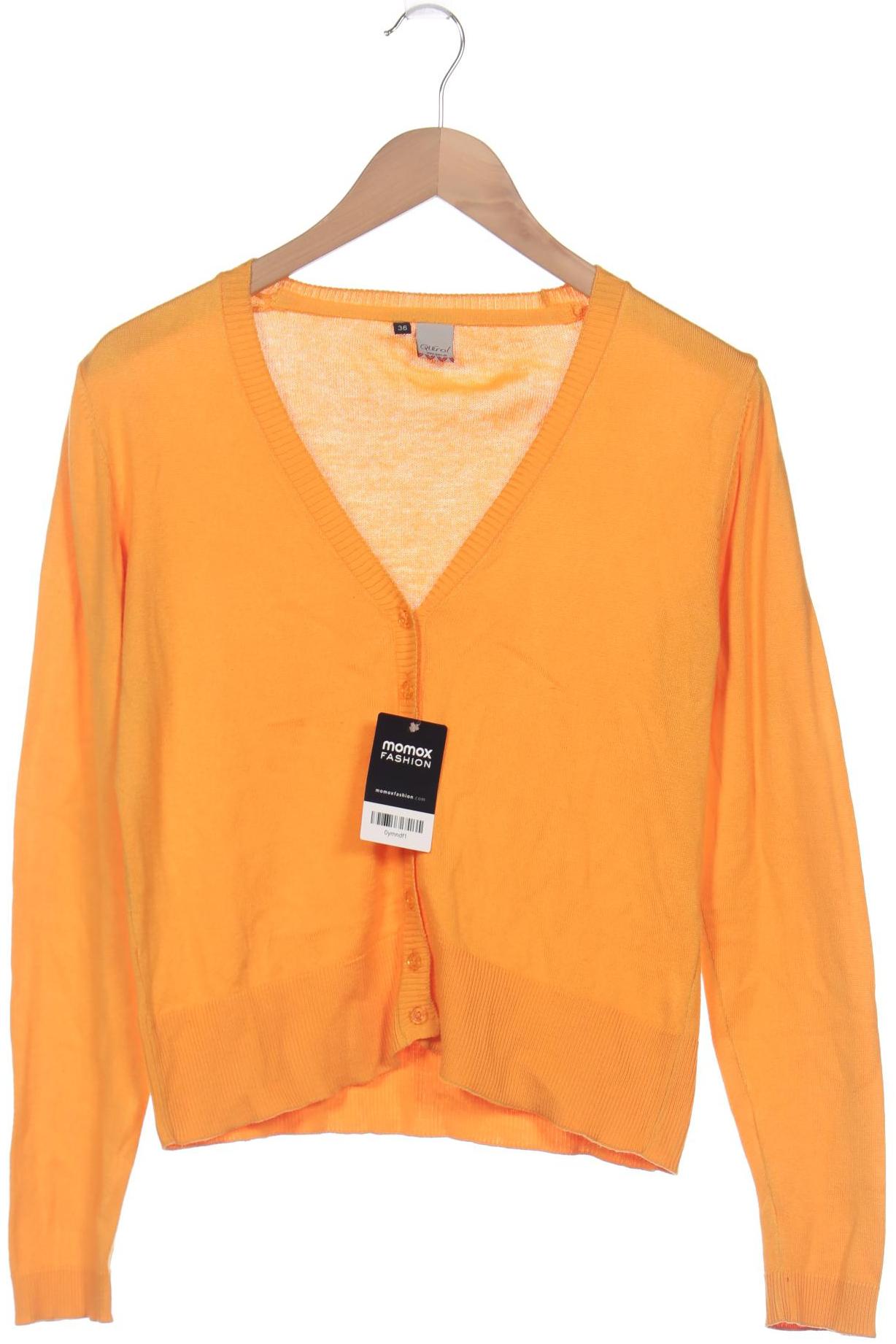

Qiero Damen Strickjacke, orange, Gr. 36