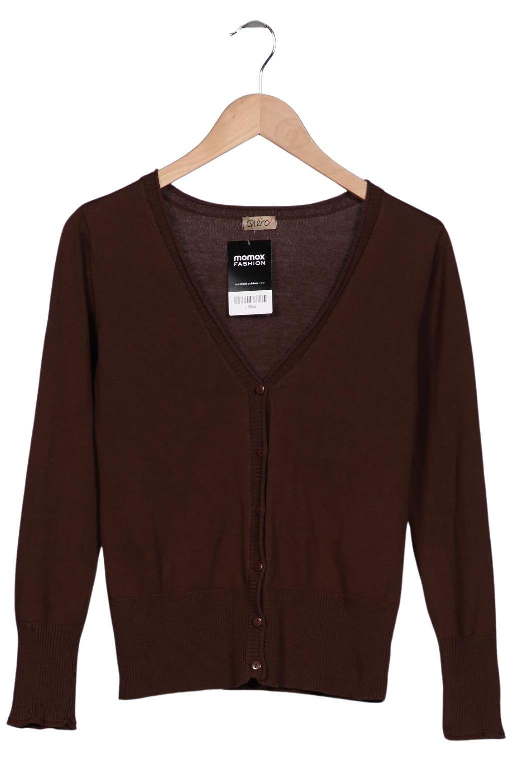 

Qiero Damen Strickjacke, braun, Gr. 38