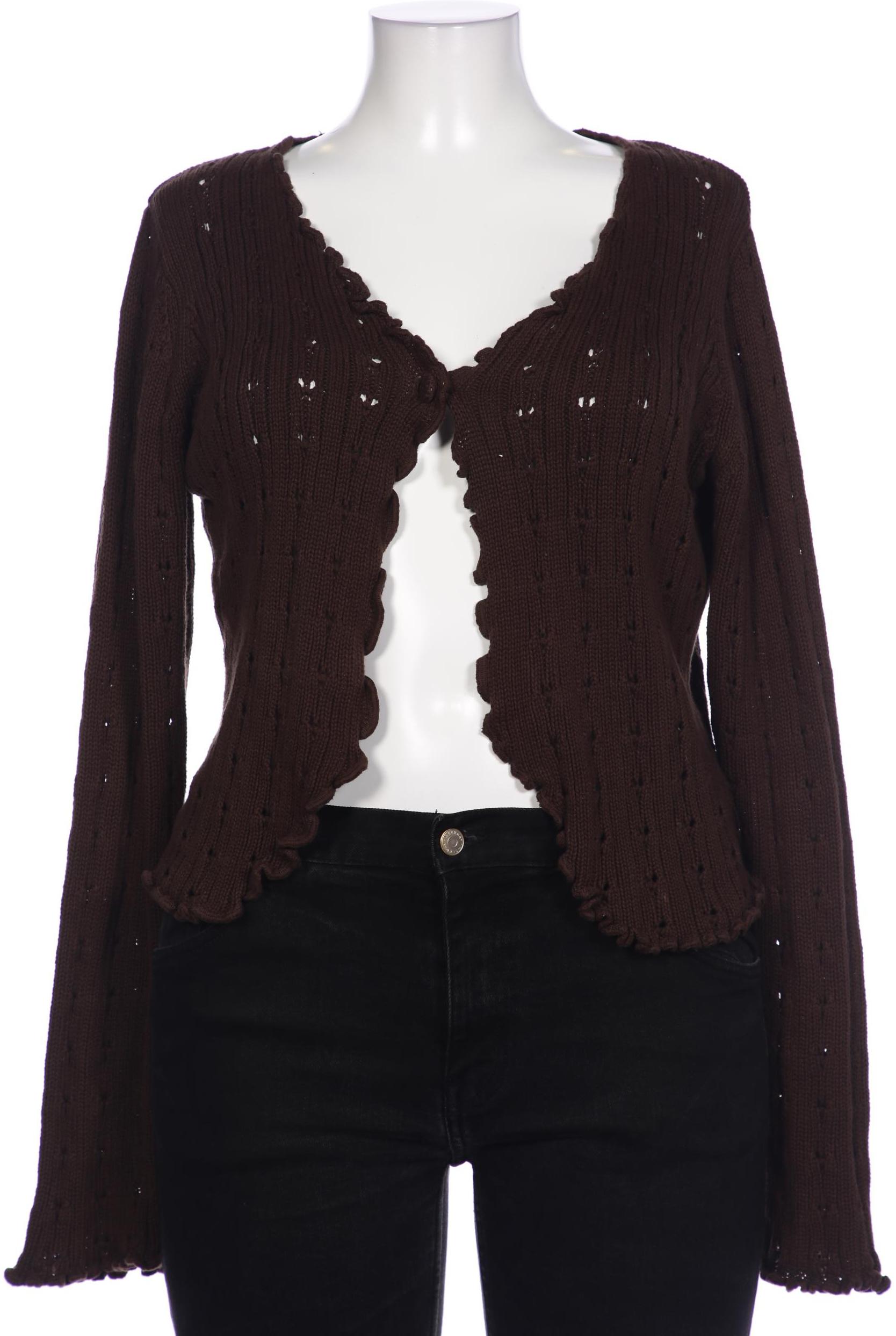

Qiero Damen Strickjacke, braun, Gr. 44