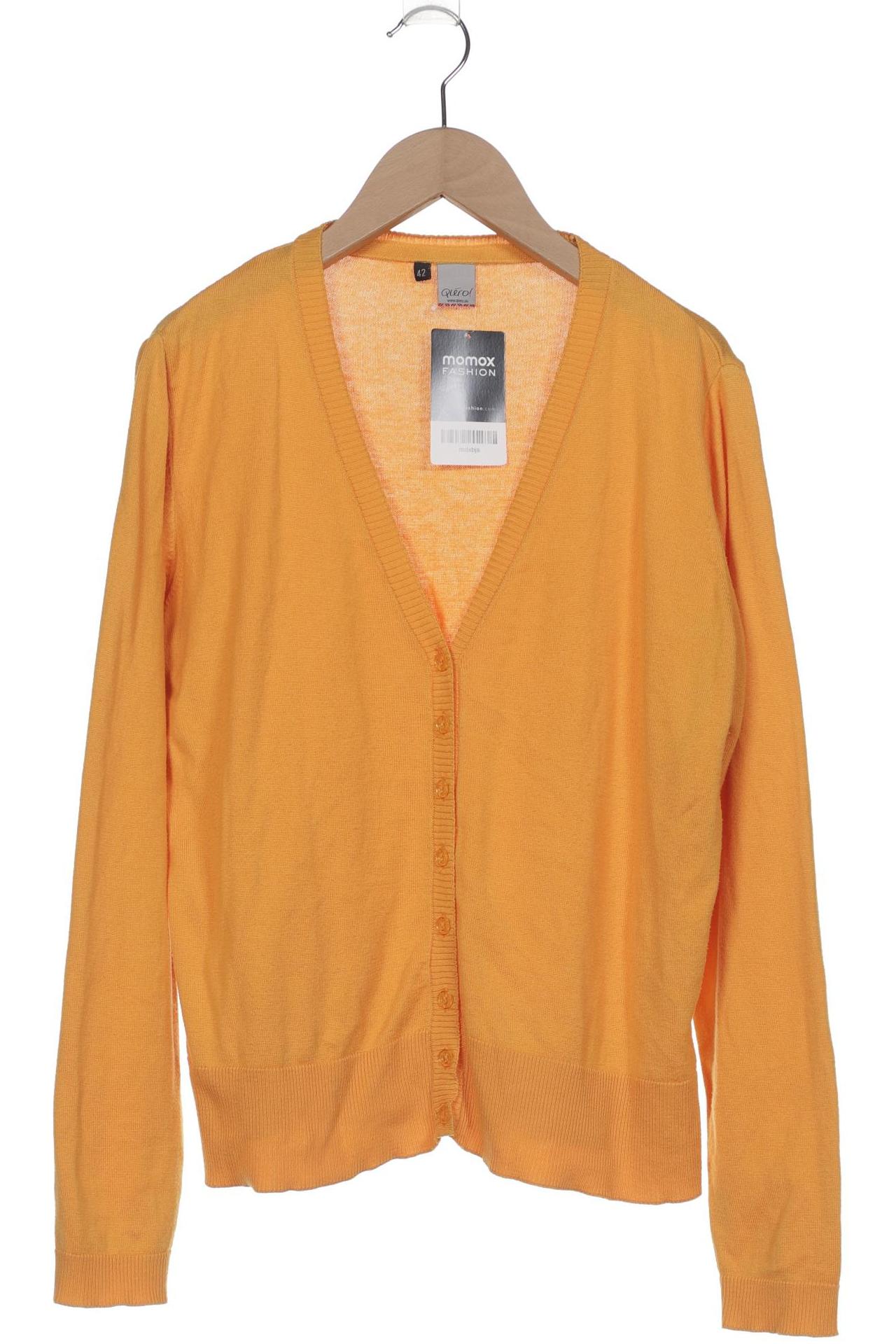 

Qiero Damen Strickjacke, orange, Gr. 42