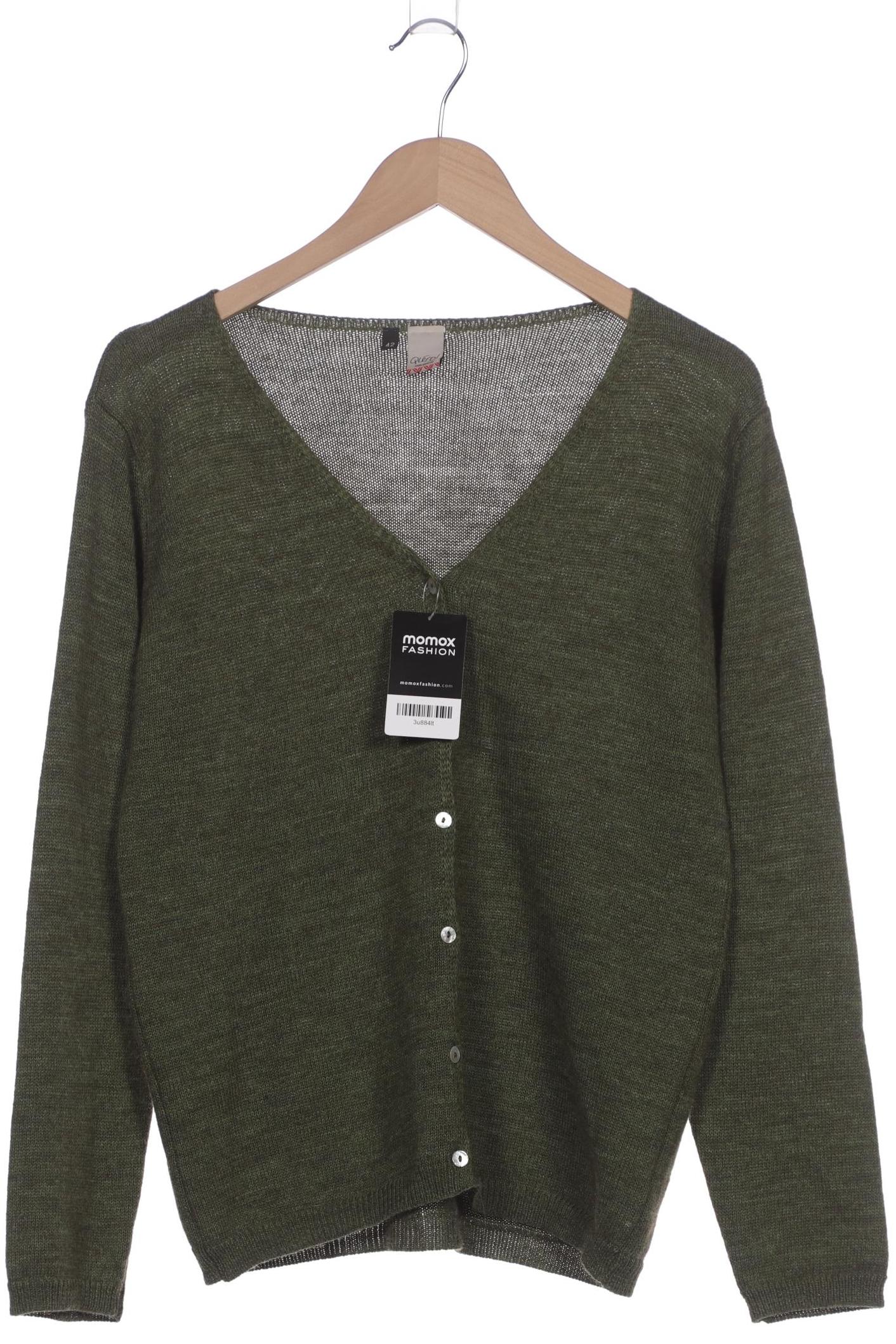 

Qiero Damen Strickjacke, grün, Gr. 42