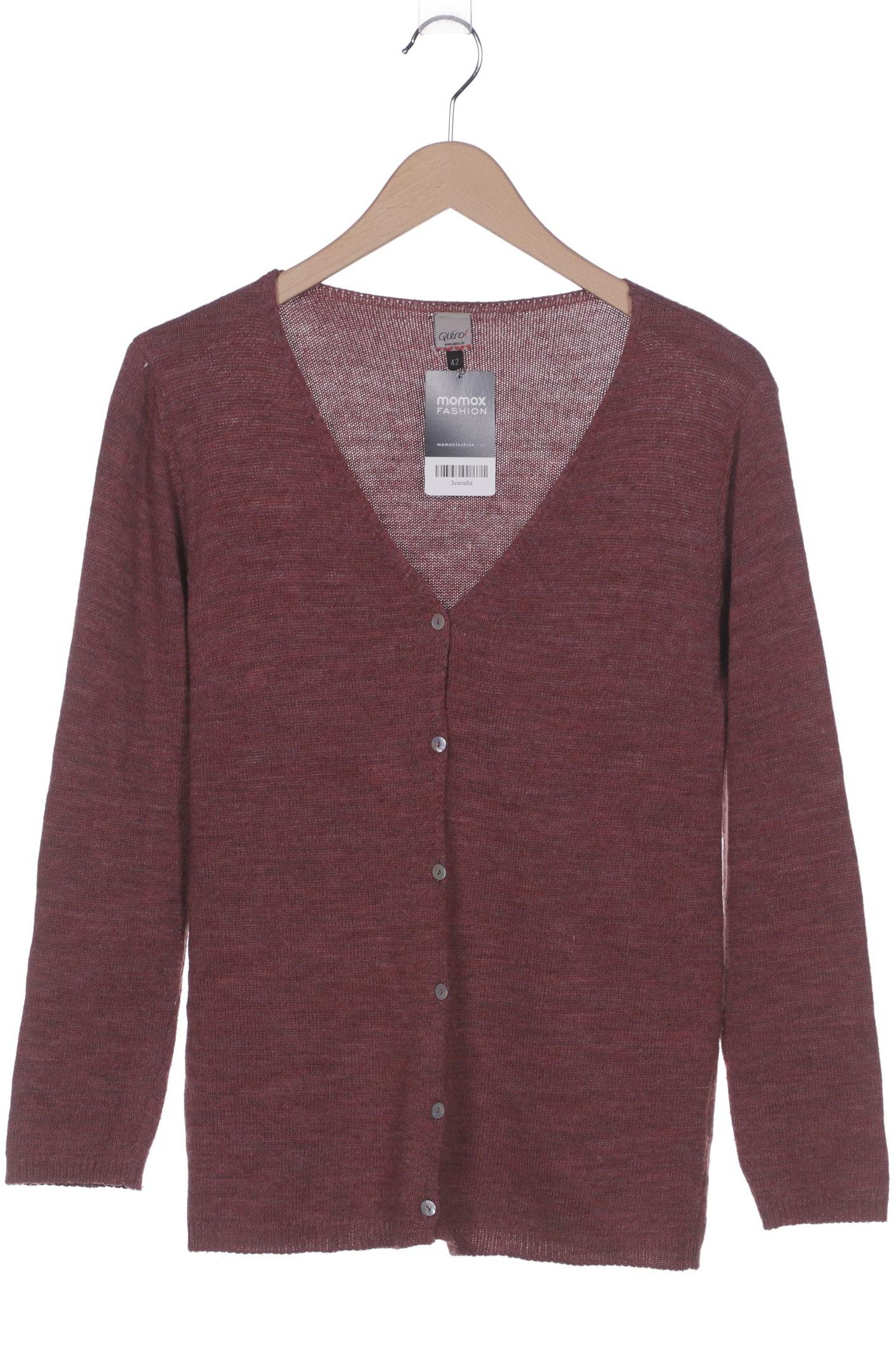 

Qiero Damen Strickjacke, bordeaux, Gr. 42