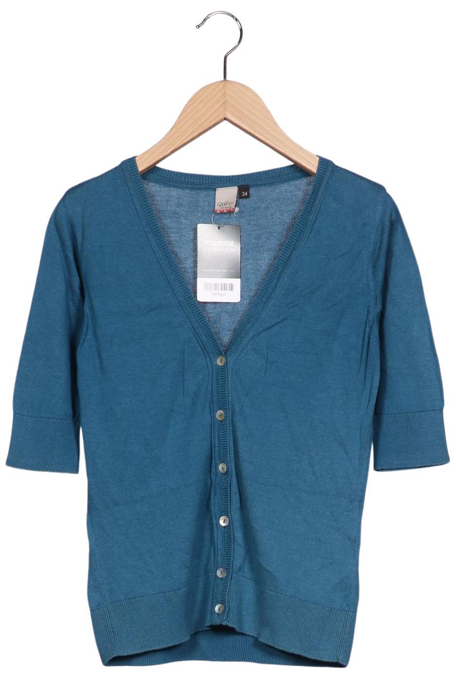 

Qiero Damen Strickjacke, blau, Gr. 34