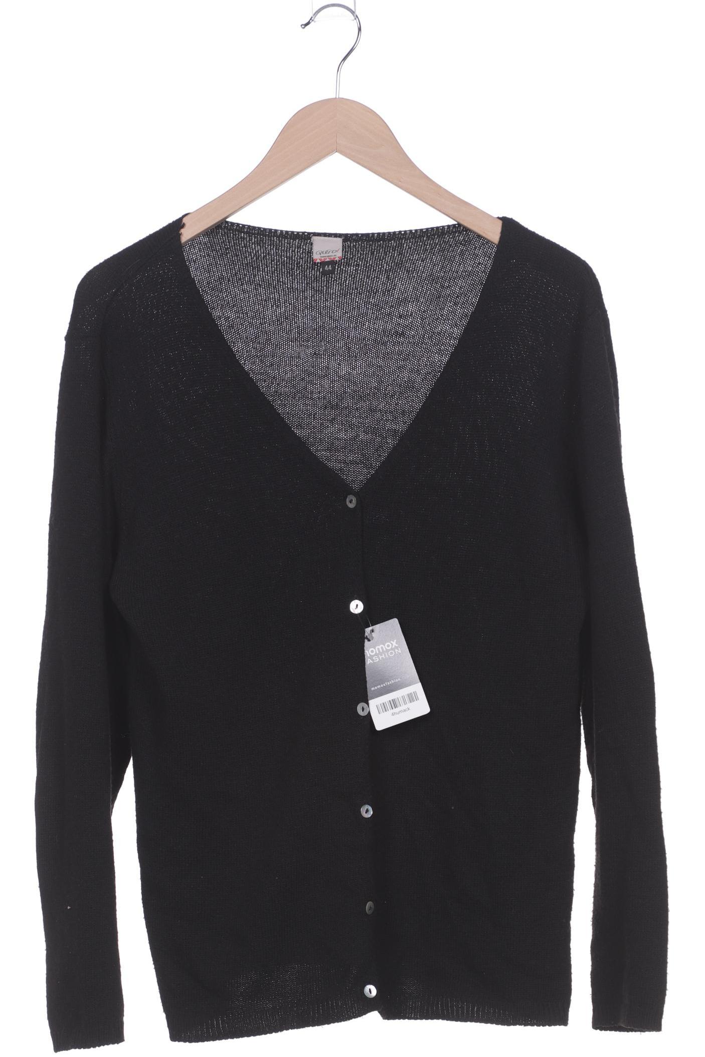 

Qiero Damen Strickjacke, schwarz, Gr. 44