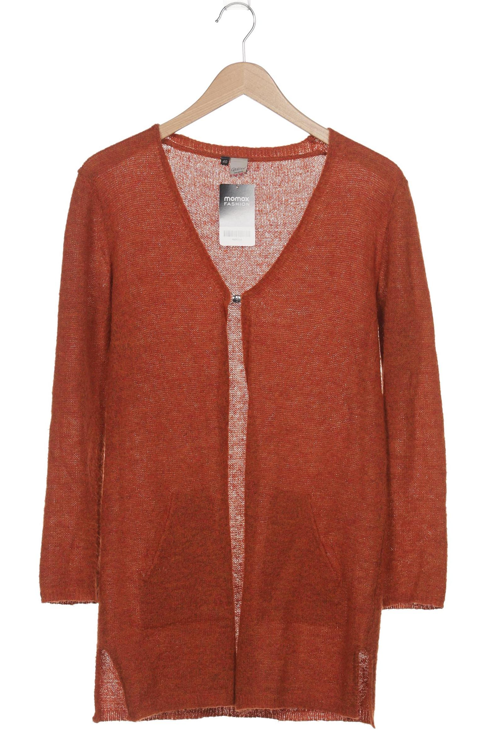 

Qiero Damen Strickjacke, orange, Gr. 40