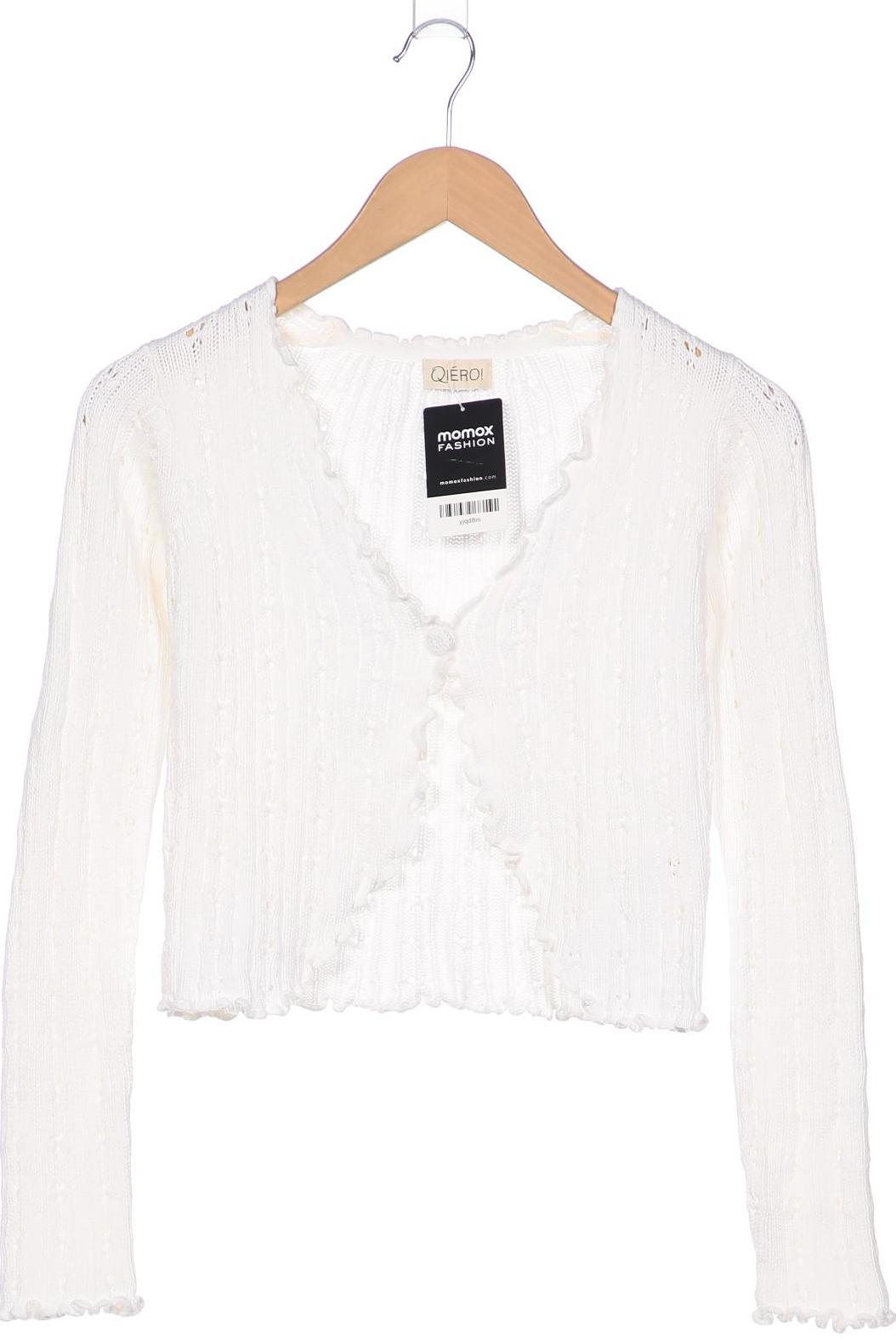 

Qiero Damen Strickjacke, weiß, Gr. 36