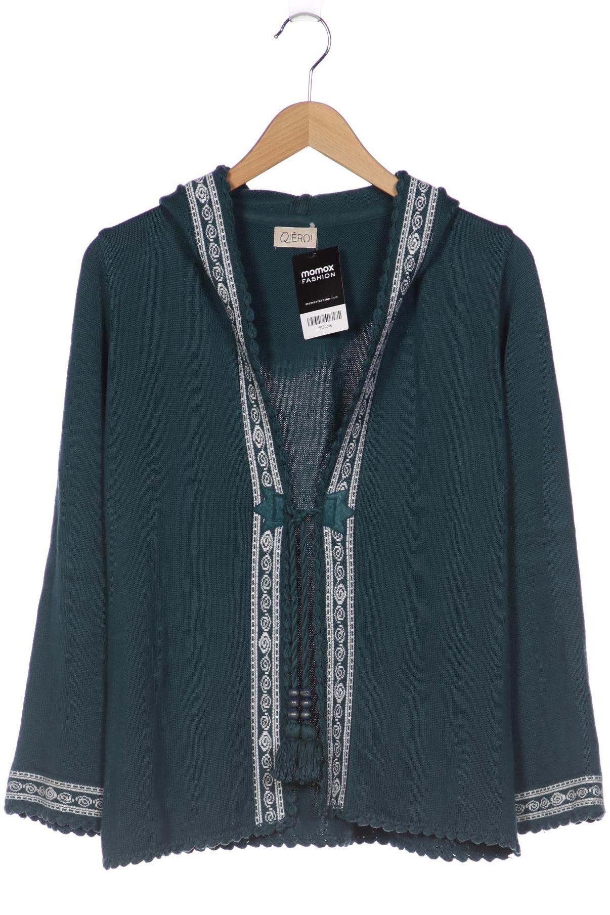 

Qiero Damen Strickjacke, türkis, Gr. 38