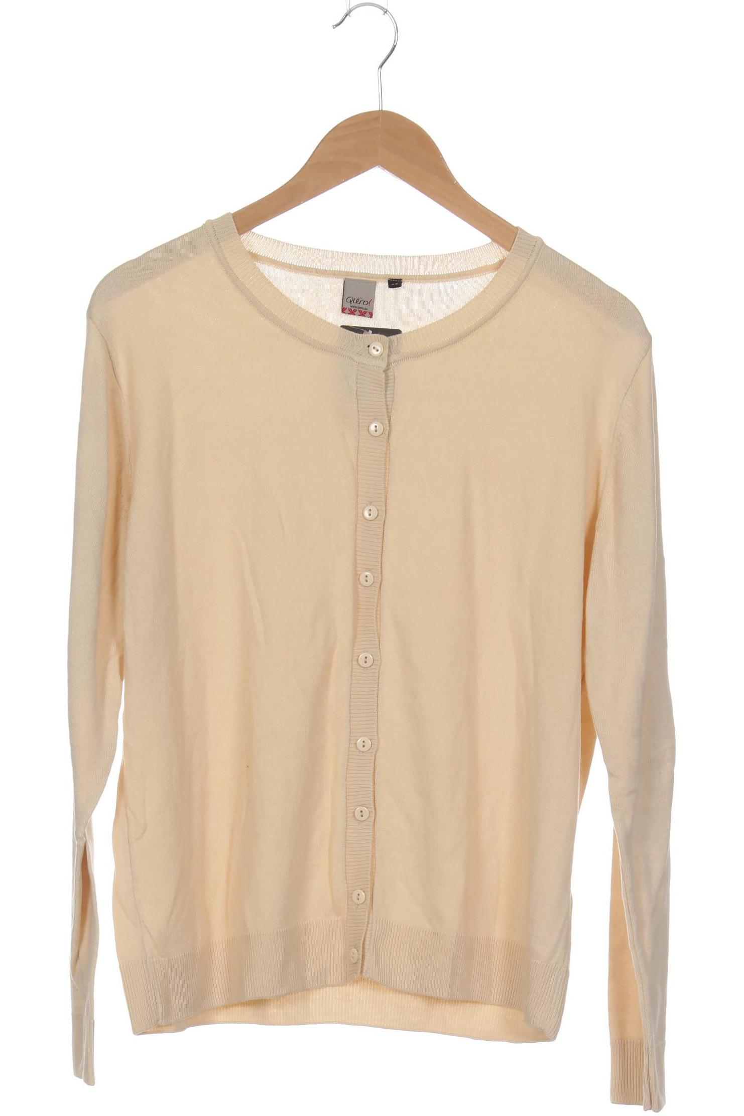 

Qiero Damen Strickjacke, beige, Gr. 44