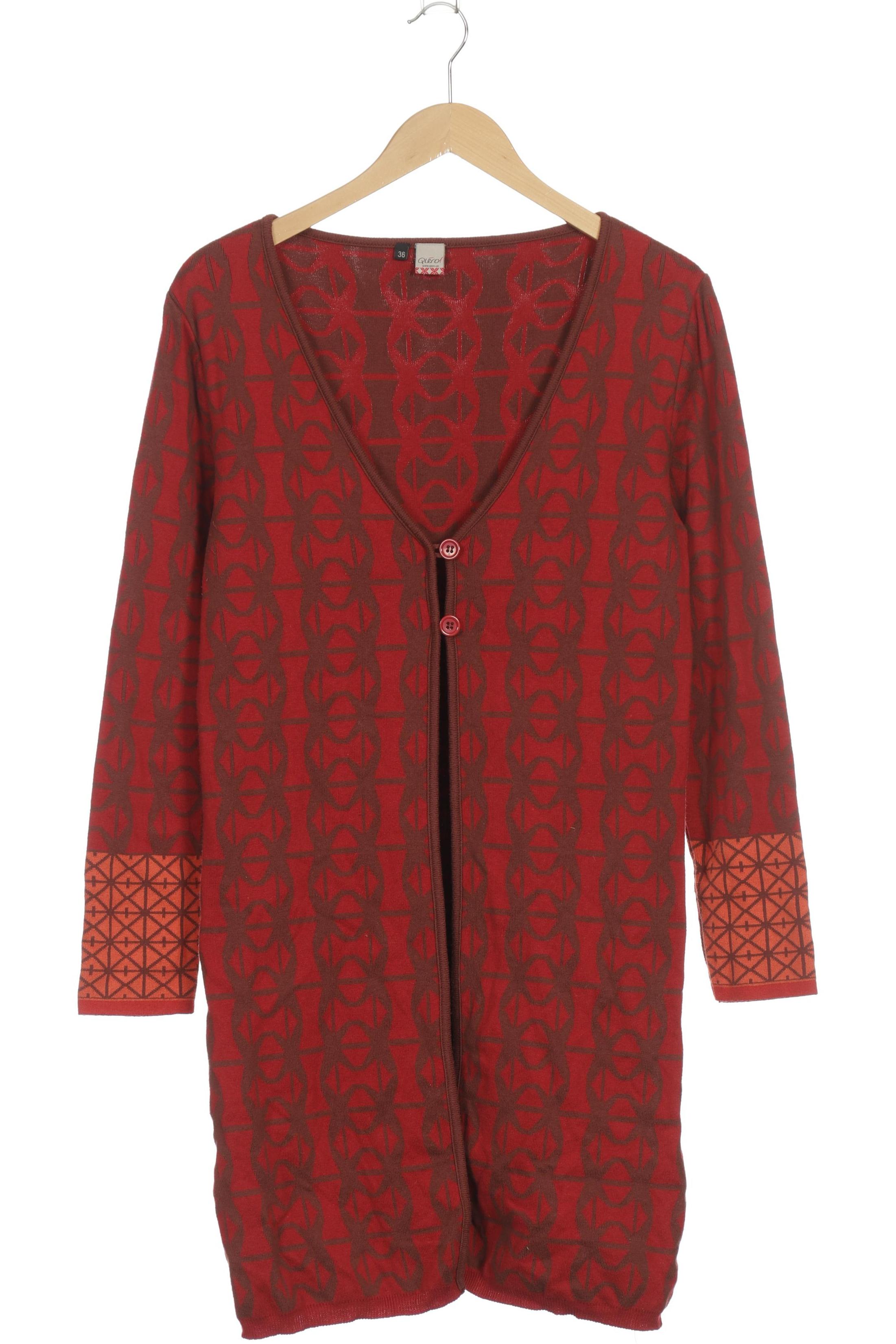 

Qiero Damen Strickjacke, rot, Gr. 36