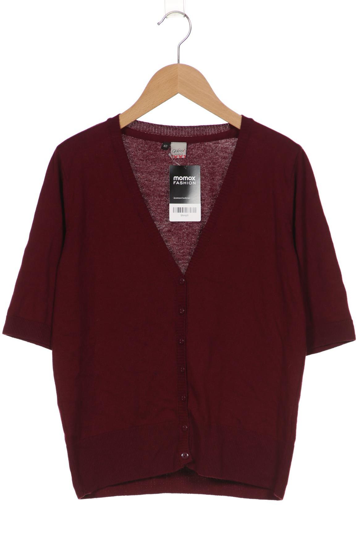 

Qiero Damen Strickjacke, bordeaux, Gr. 40