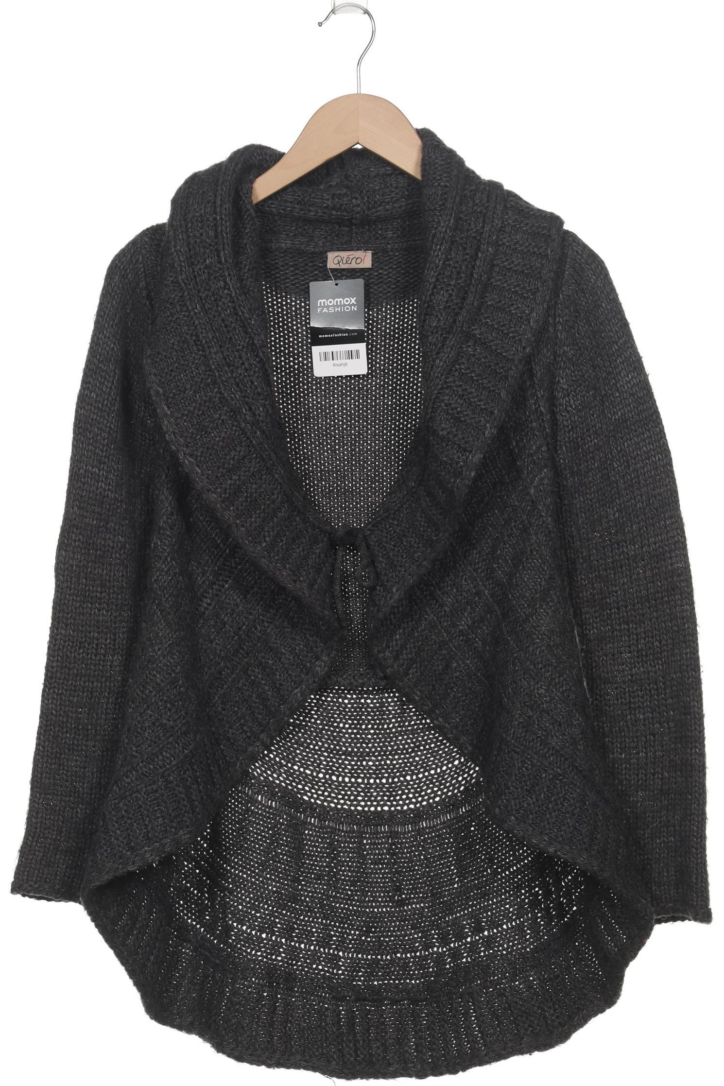 

Qiero Damen Strickjacke, grau, Gr. 36
