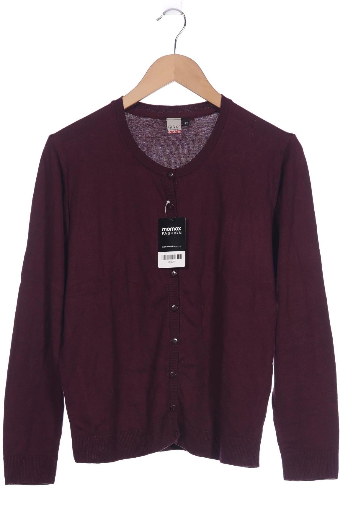 

Qiero Damen Strickjacke, bordeaux, Gr. 42