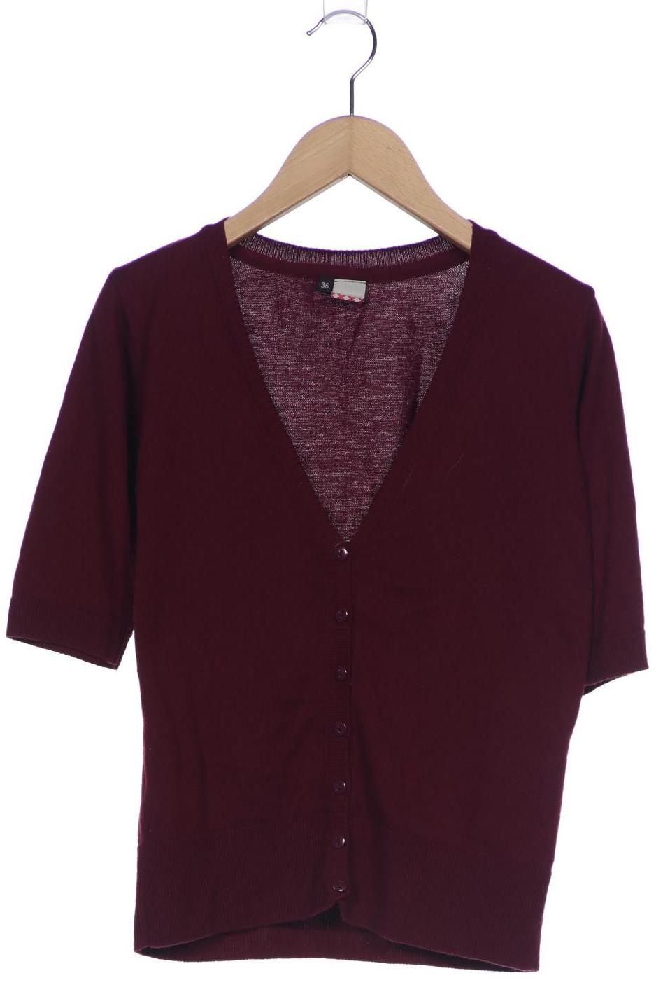 

Qiero Damen Strickjacke, bordeaux, Gr. 36