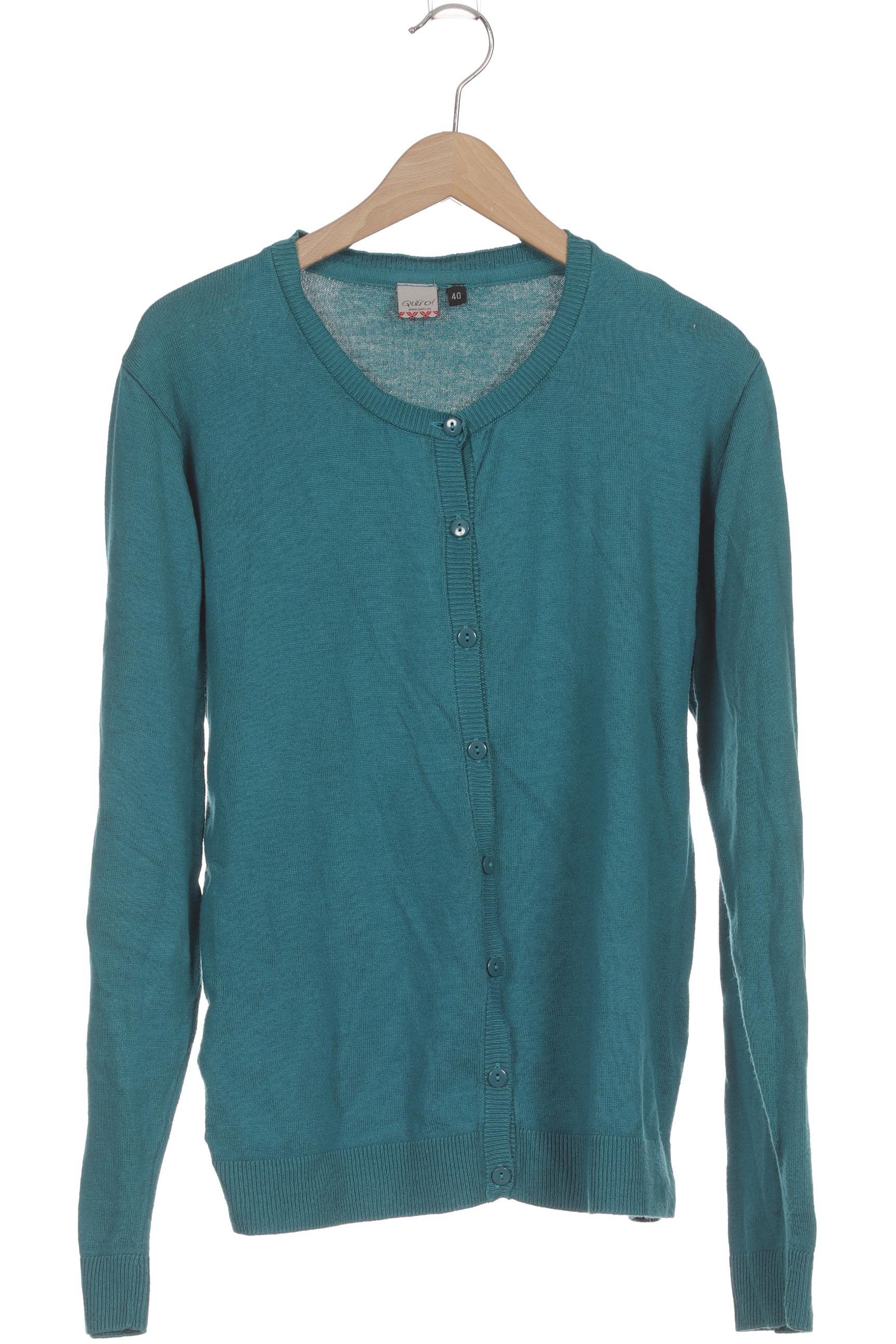 

Qiero Damen Strickjacke, türkis, Gr. 40