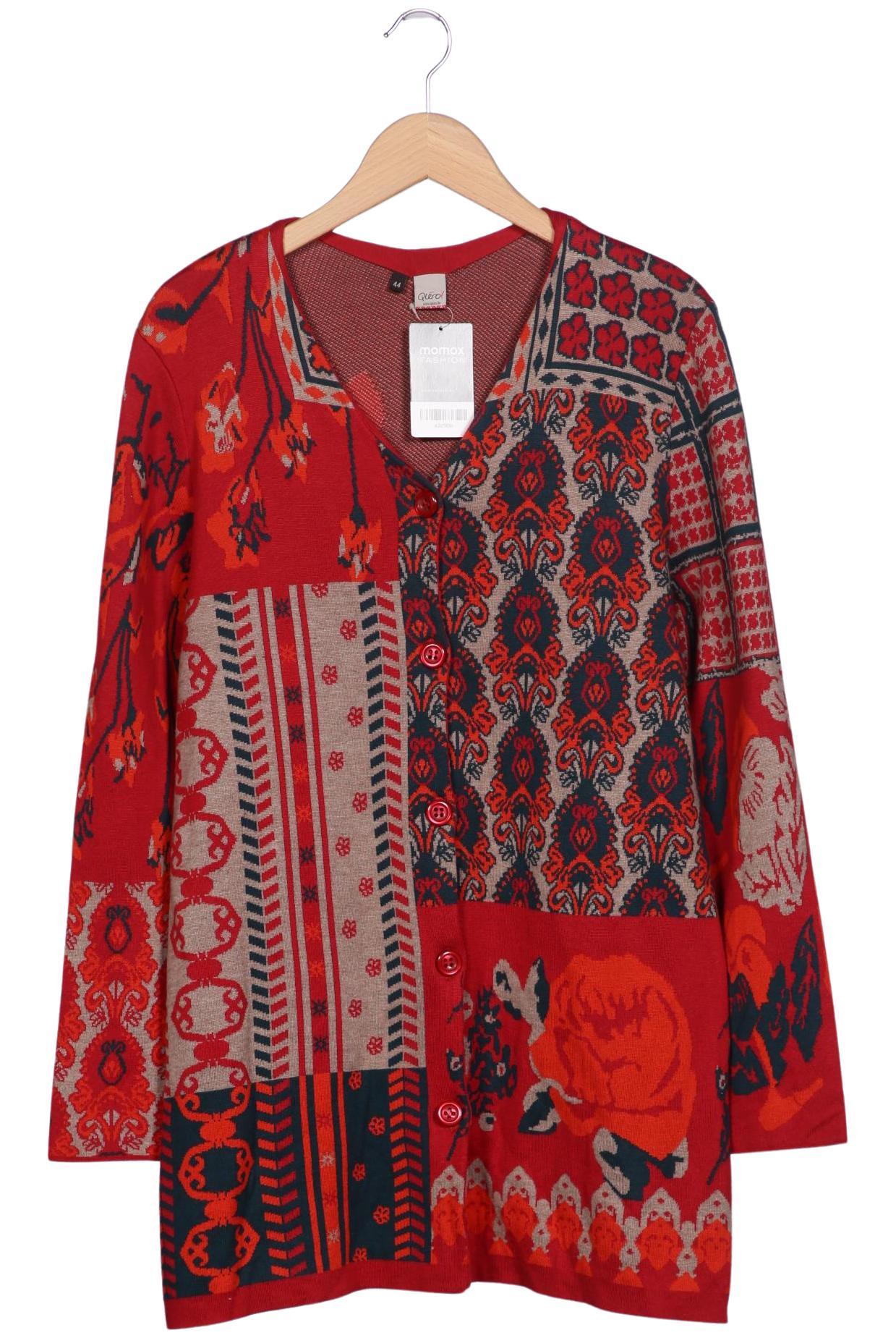 

Qiero Damen Strickjacke, rot, Gr. 44