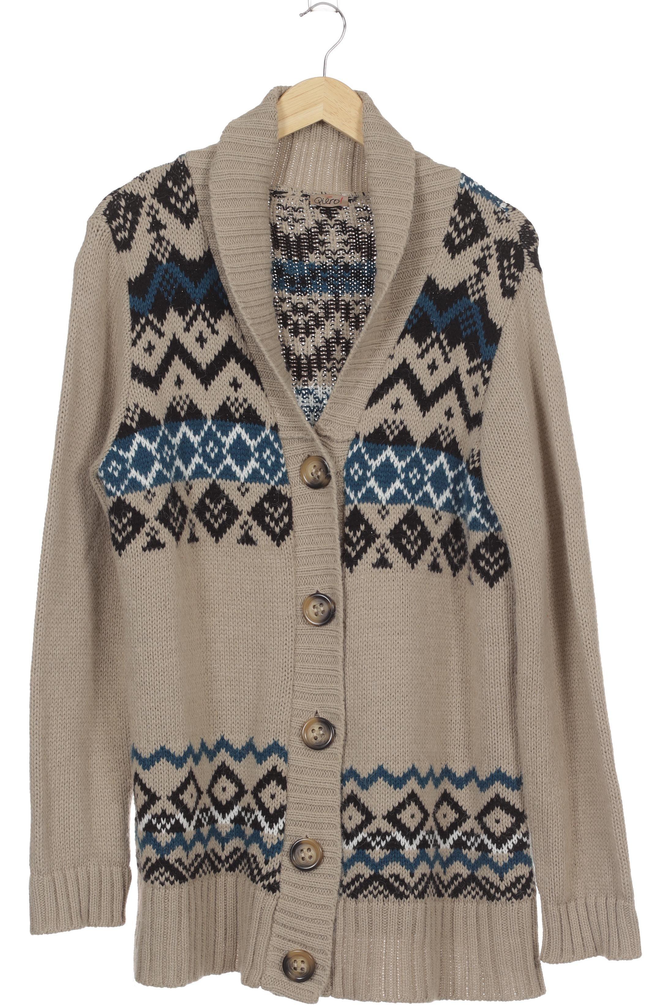 

Qiero Damen Strickjacke, beige, Gr. 46