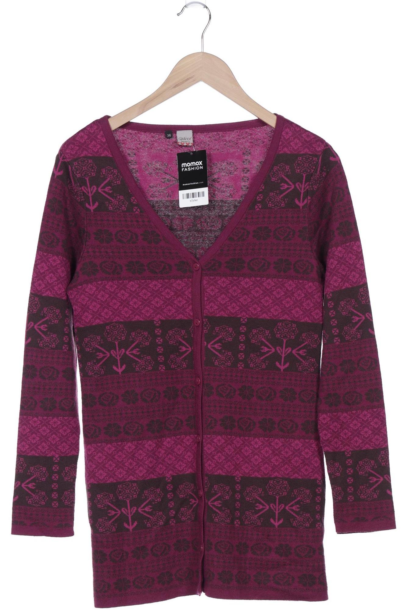 

Qiero Damen Strickjacke, bordeaux, Gr. 36